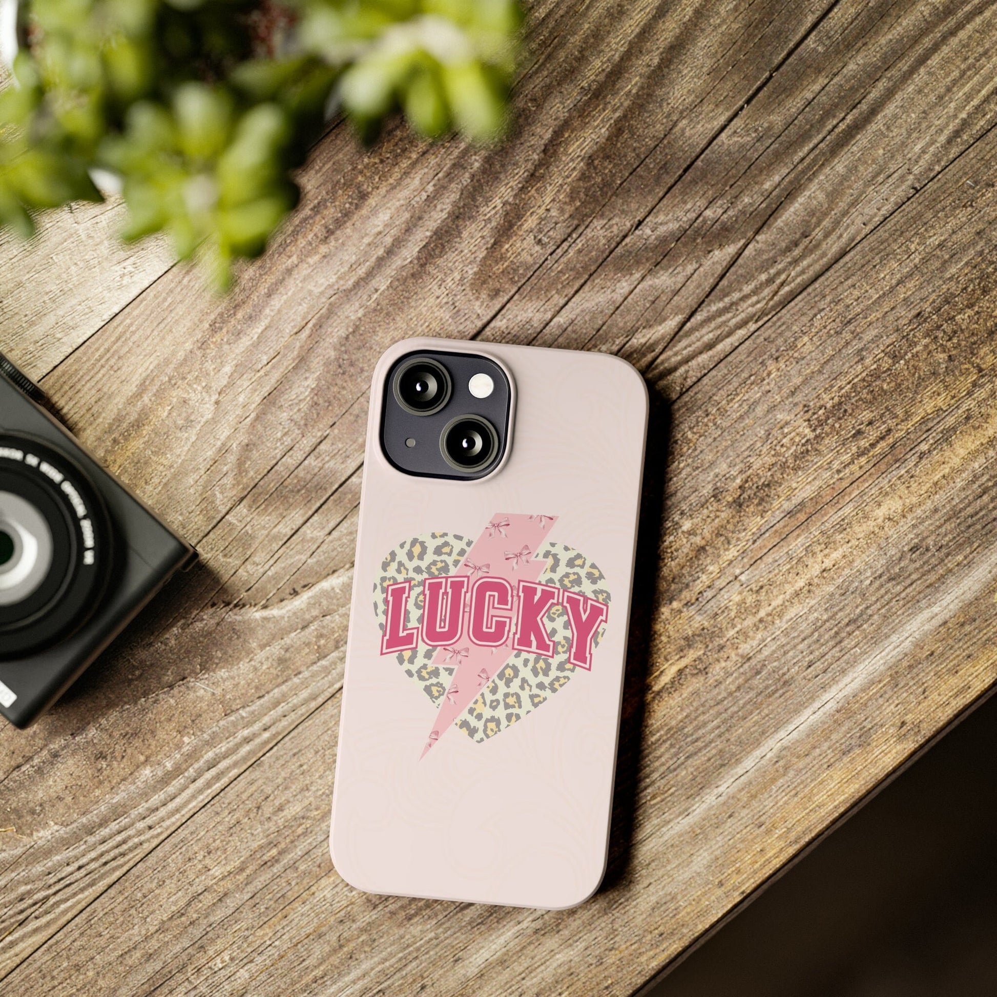 Lucky You Coquette iPhone Case, Slim Case, iPhone 13 - 15 ~ Multiple Options for iPhone and Samsung Phones Phone Case Printify iPhone 13 Mini 
