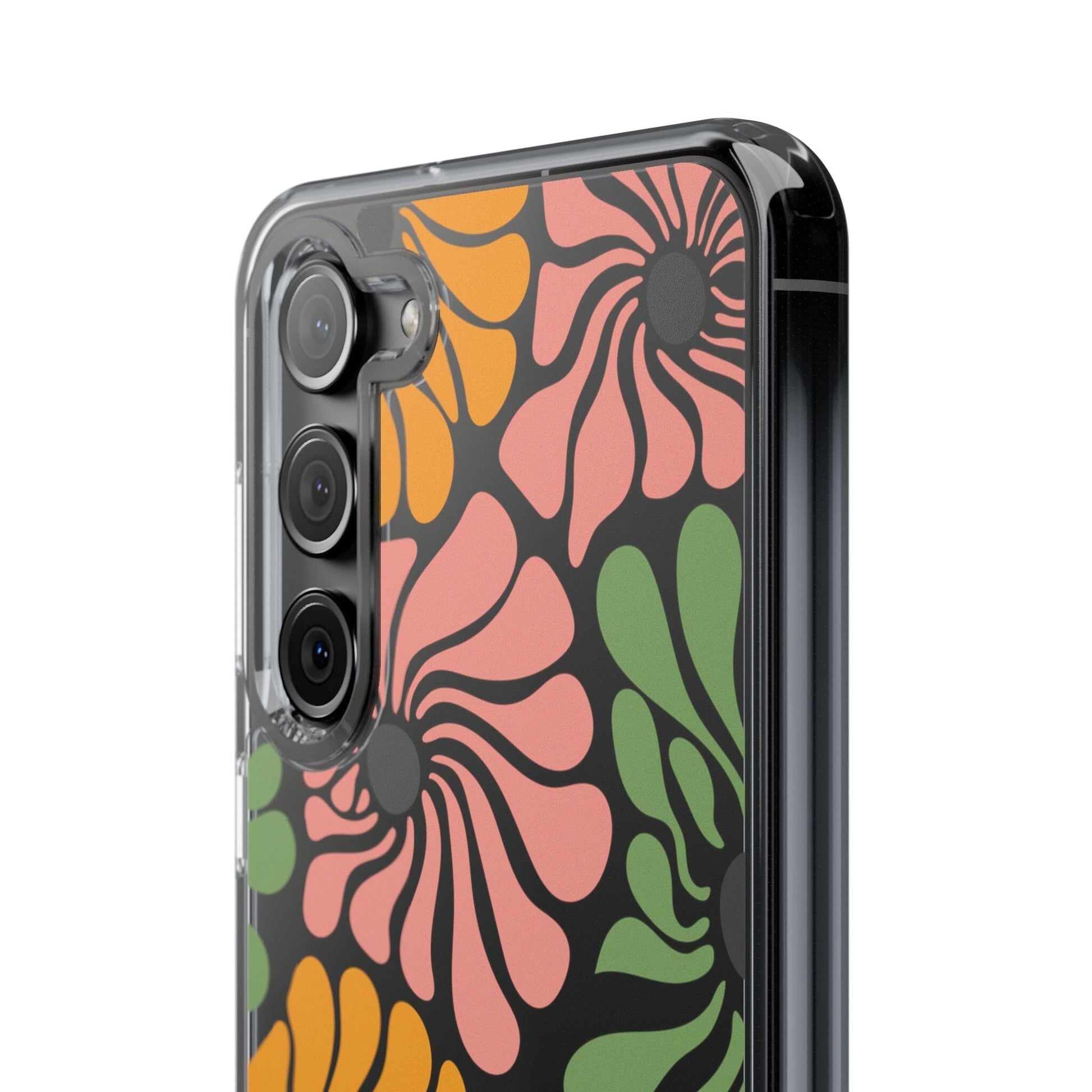 Retro Flower Phone Case, Hippie Boho Clear Phone Case, Matisse Flower Market Daisies Phonecase for iPhone 12, iPhone 13, iPhone 14 & Samsung Phone Case Printify 