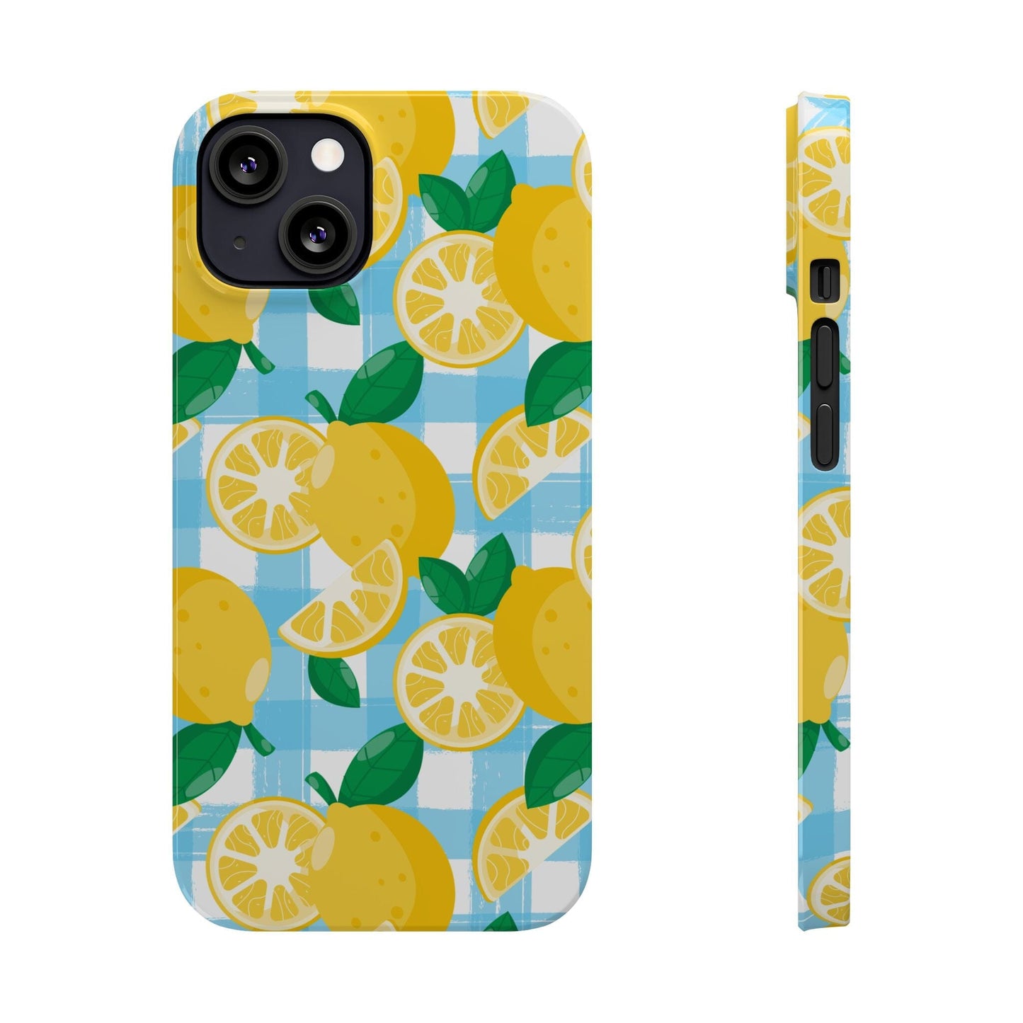 Lemon Fruit Phone Case, Summer Phone Cases Compatible with most iPhone and Samsung Galaxy Models Phone Case Printify iPhone 15 