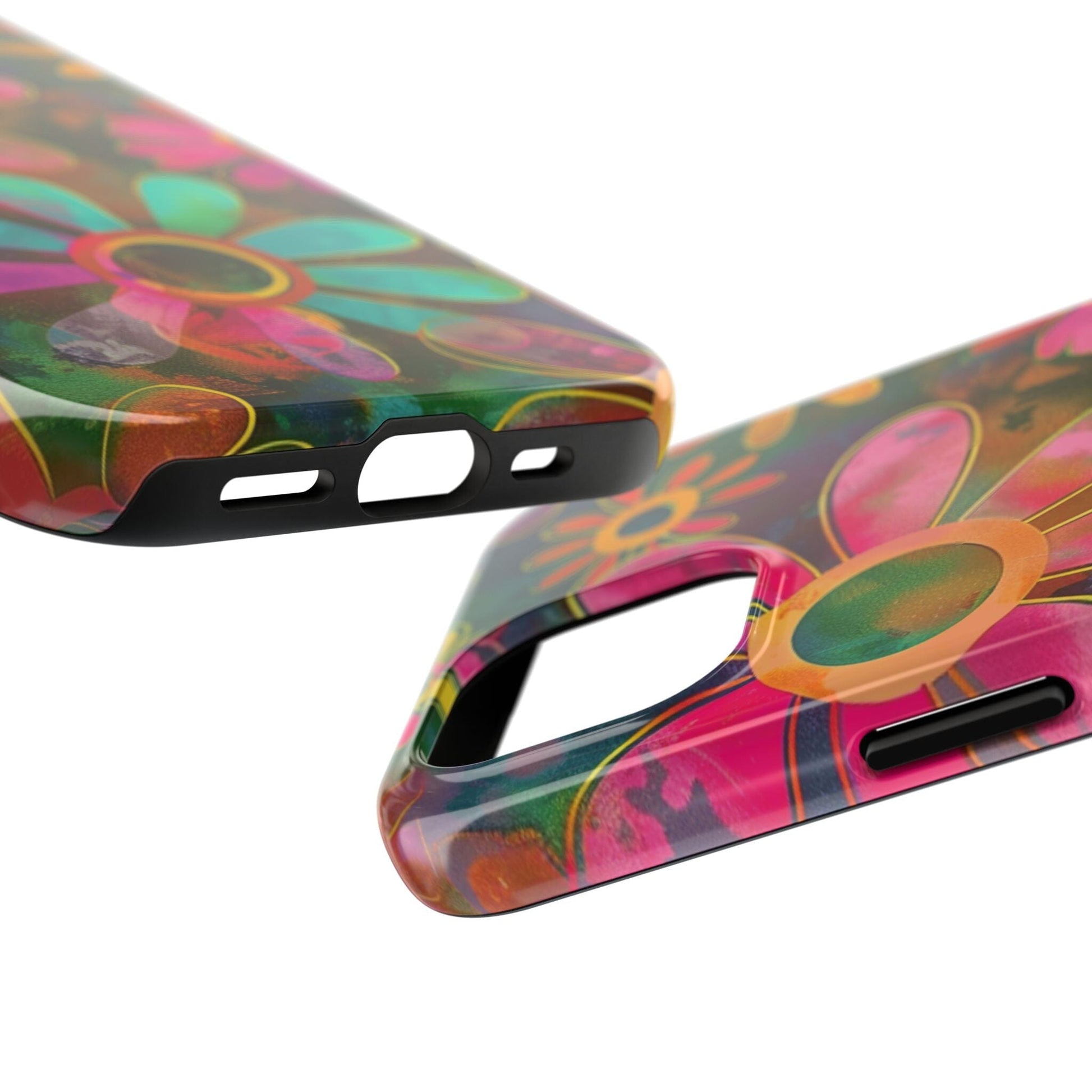 70s Retro Daisy Phone Case • Impact Resistant Cases Designed to fit Most iPhone and Samsung Phones Phone Case Printify 