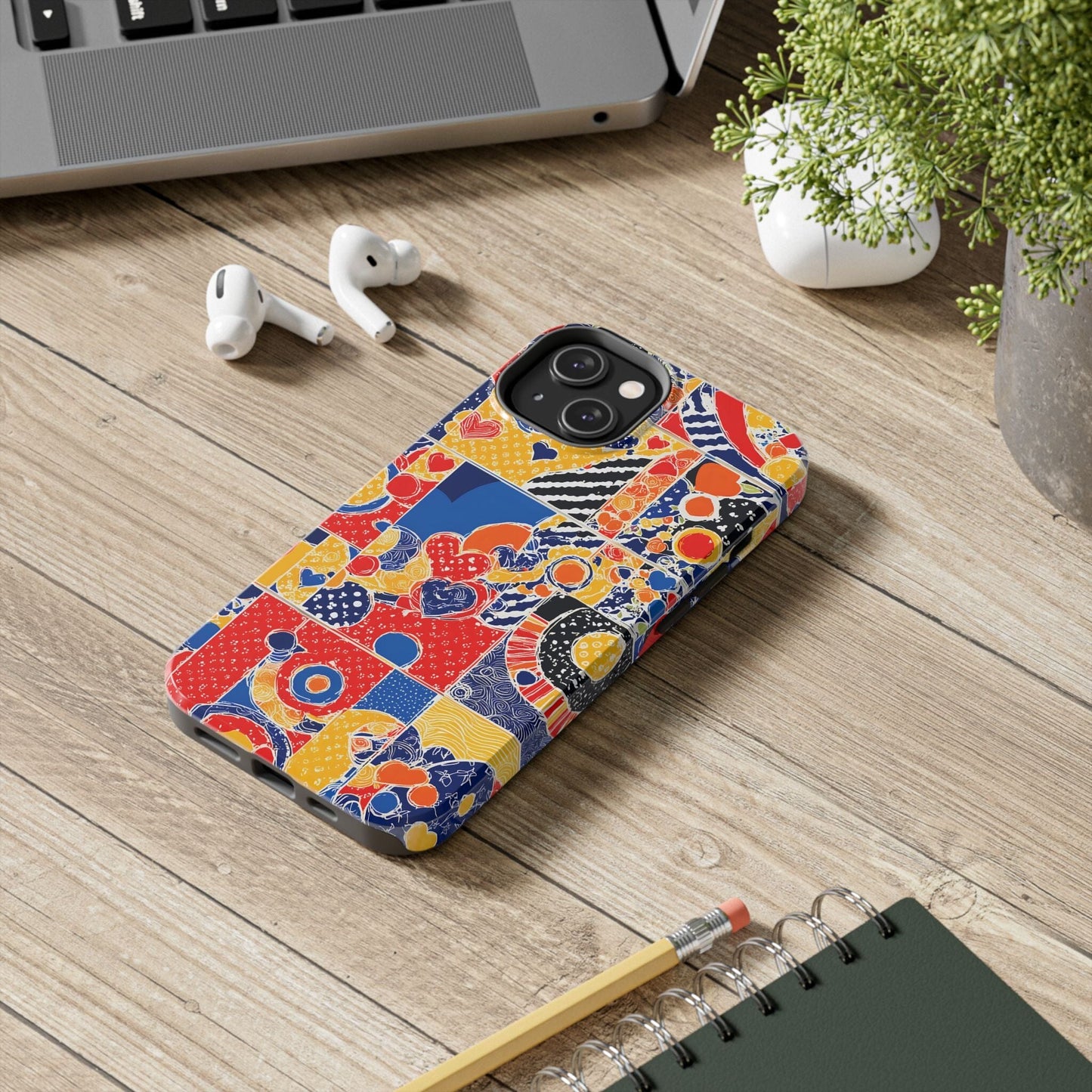 iPhone 16 Pro Case, Collage Phonecase, Mosaic Phone Case, s24 Ultra Case Phone Case Printify 