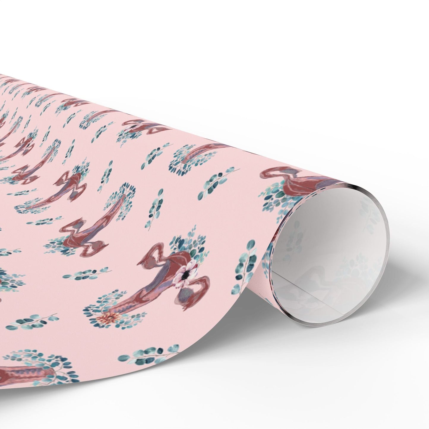 Uterus Wrapping Paper, Feminist Wrapping Paper, Girl Strong Holiday Paper Home Decor Printify 