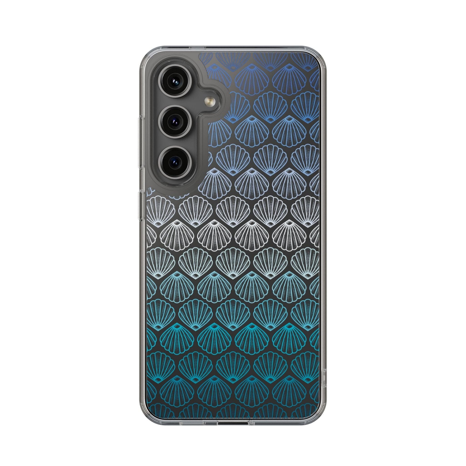 Coconut Girl Clear Phone Case, Mermaid Aesthetic Cell Phone, Ombre Seashell iPhone 16 Pro Max, iPhone 15 Pro, iPhone 14 Plus, Samsung Galaxy Phone Case Printify 