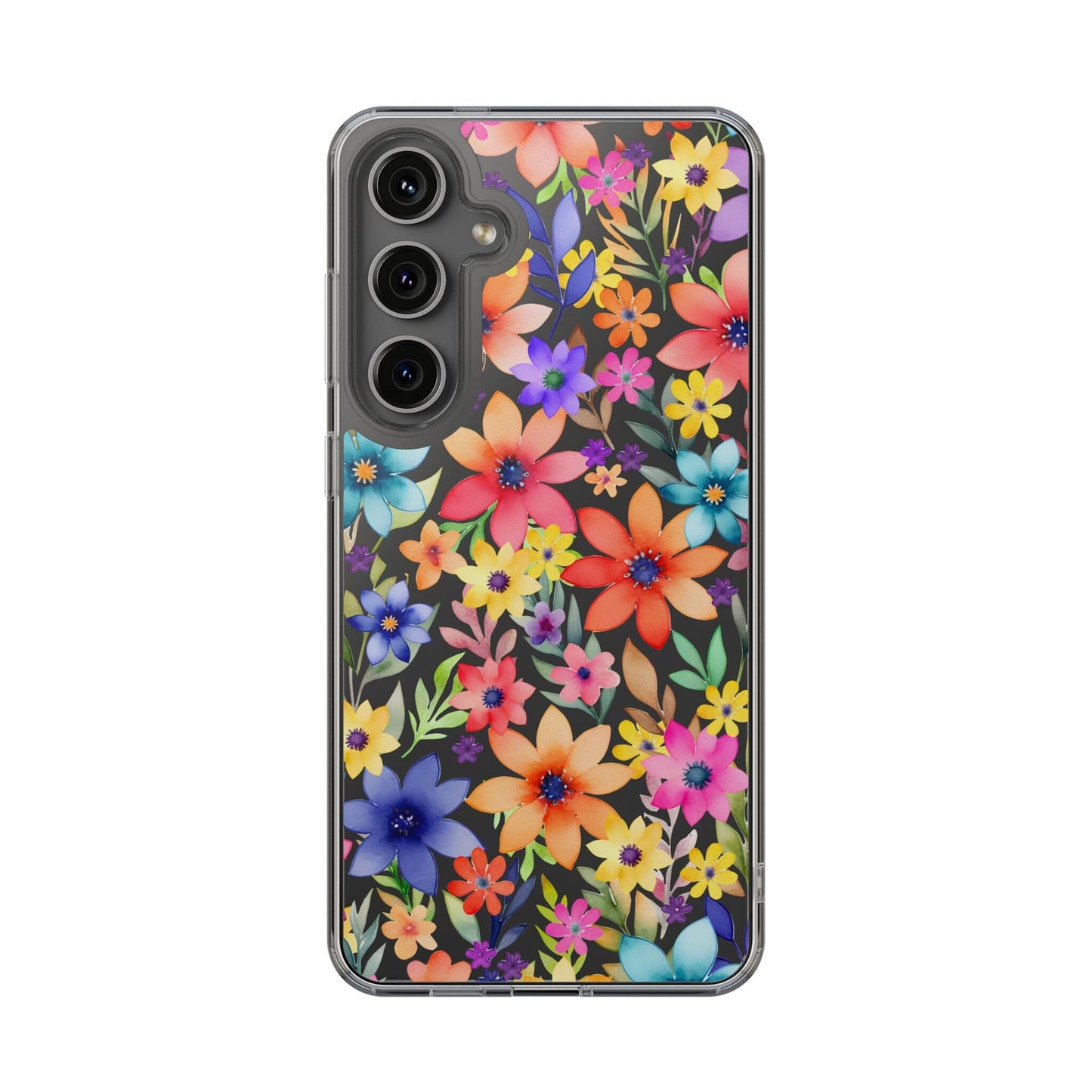 iPhone 16 Pro Case, Clear Phone Case, Flower Phone Case s24 Ultra Case, Cute Phonecase, Coquette Phone Case Phone Case Printify Samsung Galaxy S24 Plus Without gift packaging 