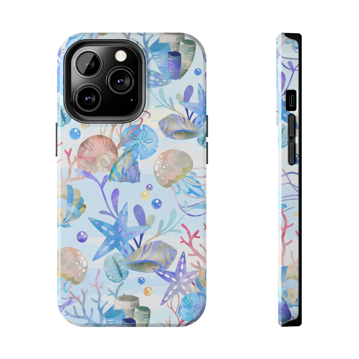 Vintage Seashell Phone Case • Beachy Summer Vibes Phone Case, Ocean Inspired Style fits most iPhone and Samsung Phones Phone Case Printify iPhone 13 Pro 