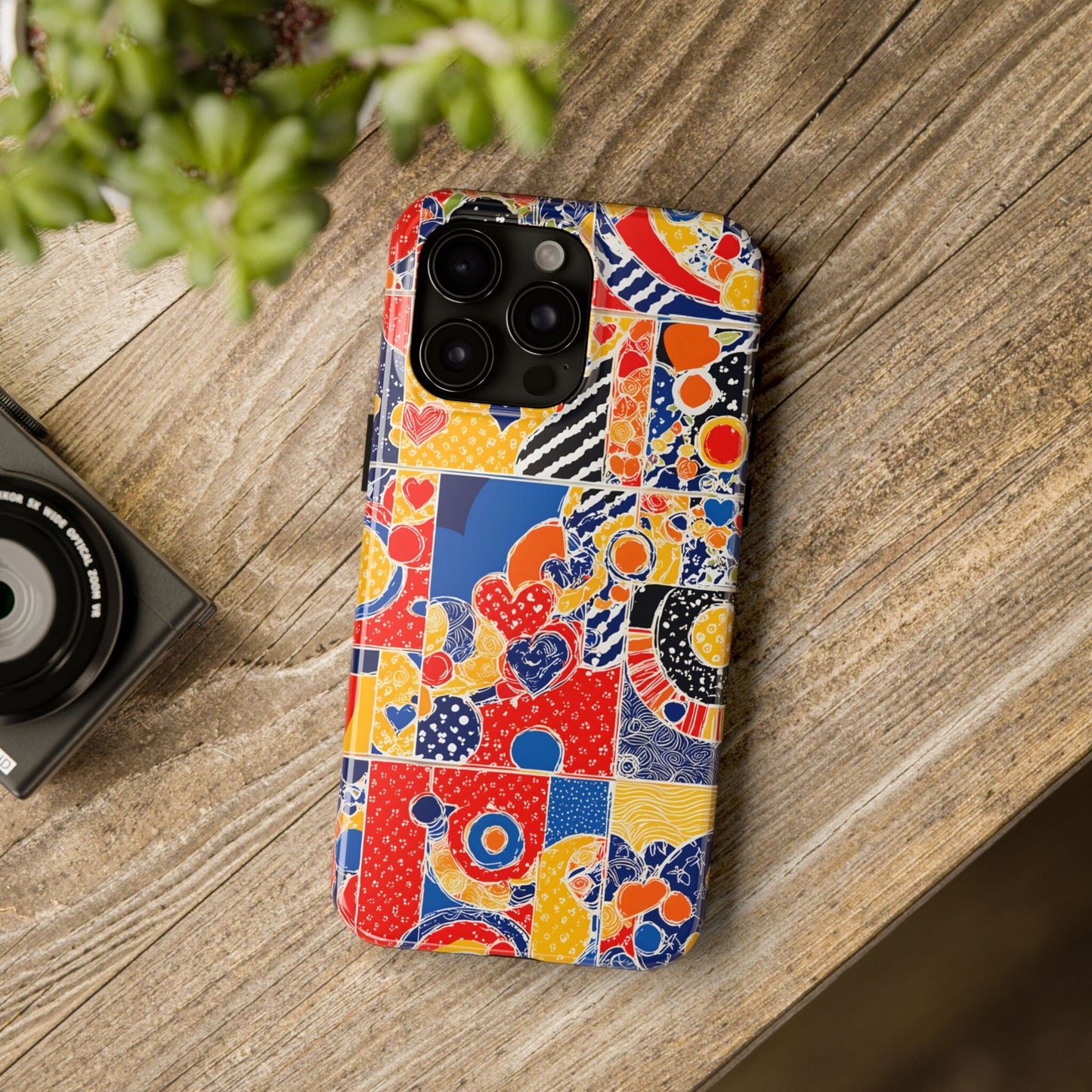 iPhone 16 Pro Case, Collage Phonecase, Mosaic Phone Case, s24 Ultra Case Phone Case Printify 