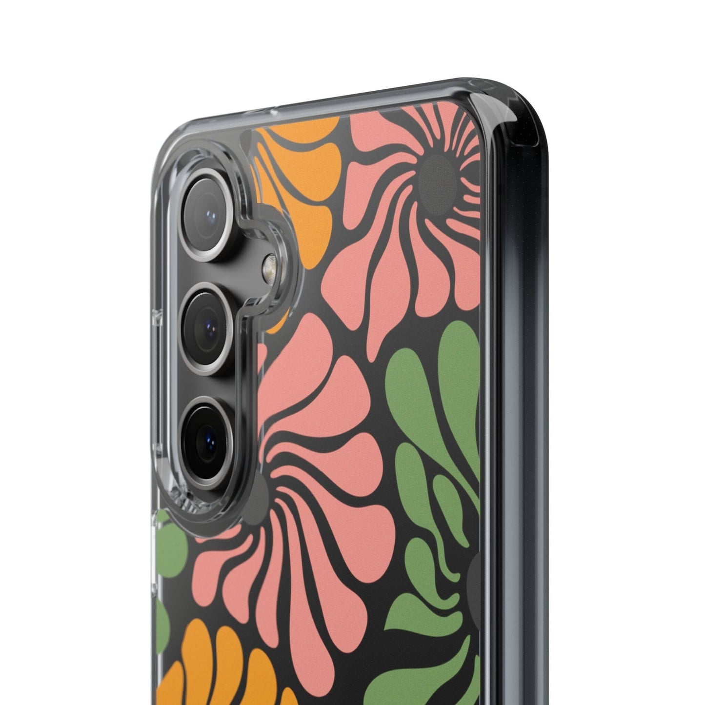 Retro Flower Phone Case, Hippie Boho Clear Phone Case, Matisse Flower Market Daisies Phonecase for iPhone 12, iPhone 13, iPhone 14 & Samsung Phone Case Printify 