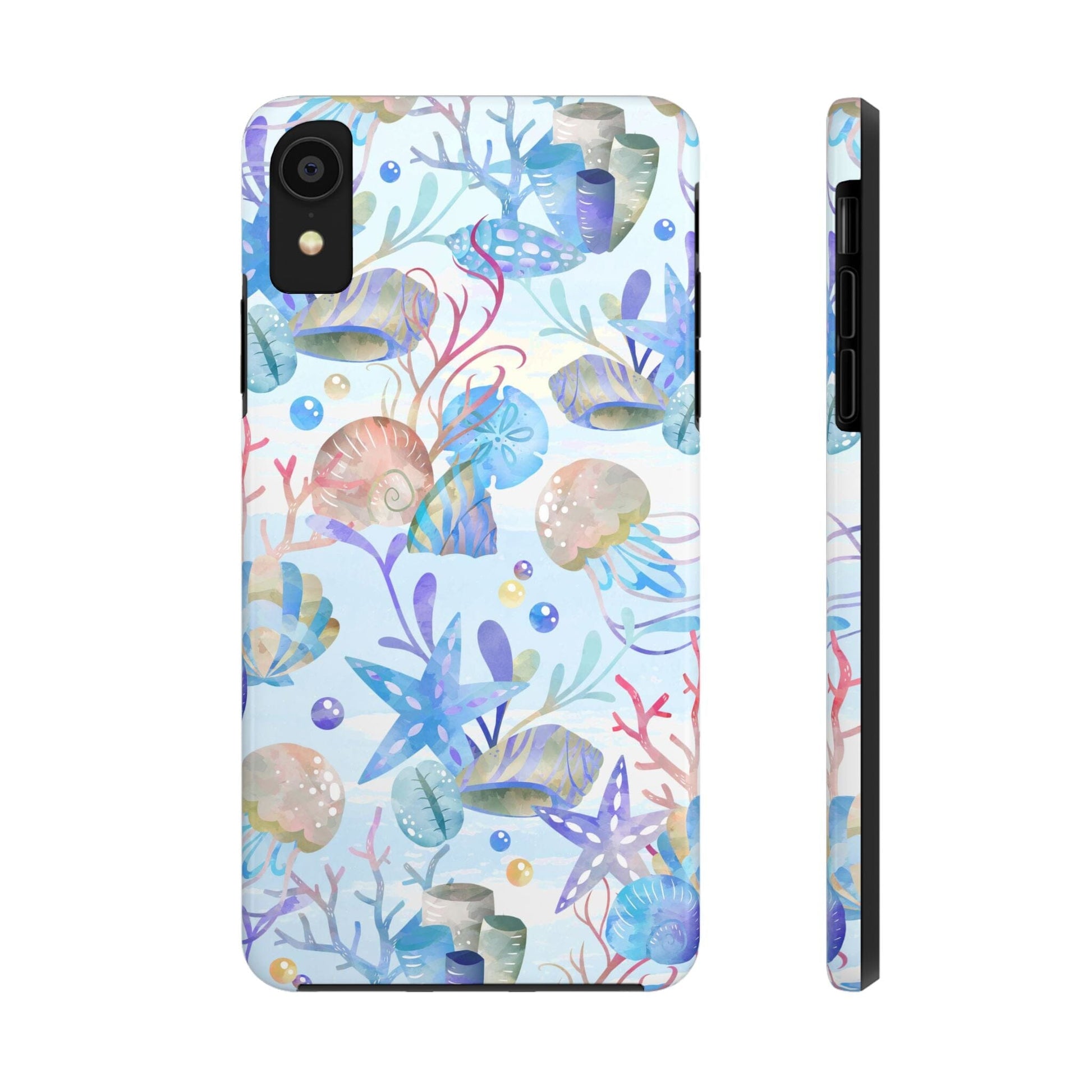 Vintage Seashell Phone Case • Beachy Summer Vibes Phone Case, Ocean Inspired Style fits most iPhone and Samsung Phones Phone Case Printify iPhone XR 