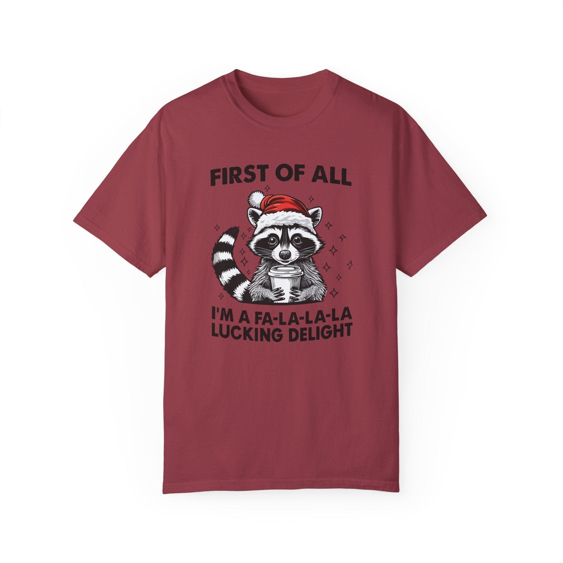 Raccoon Shirt, I'm A Delight Christmas Shirt, T-Shirt Printify Chili S 