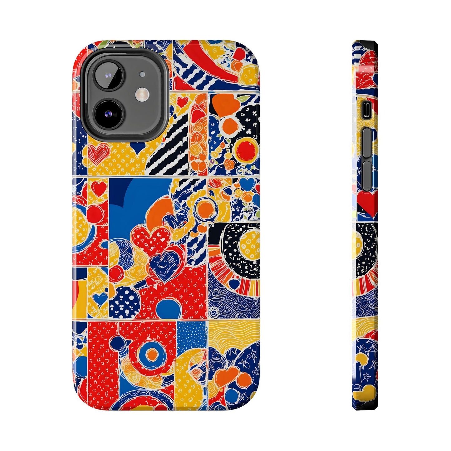 iPhone 16 Pro Case, Collage Phonecase, Mosaic Phone Case, s24 Ultra Case Phone Case Printify iPhone 12 