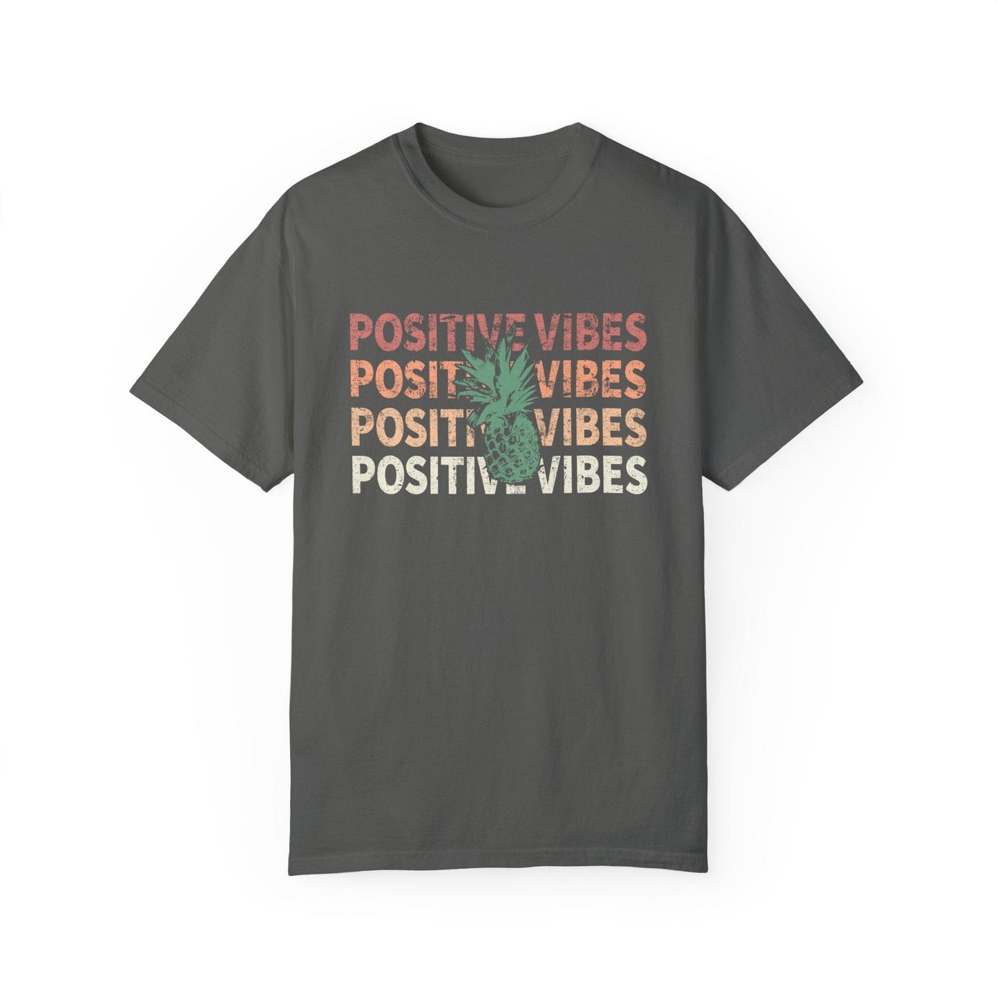 IVF Mama Pineapple Good Vibes Only Shirt | IVF Gifts | Fertility Faith Miracles | Infertility T-Shirt | Transfer Day Good Luck T-Shirt Printify Pepper S 