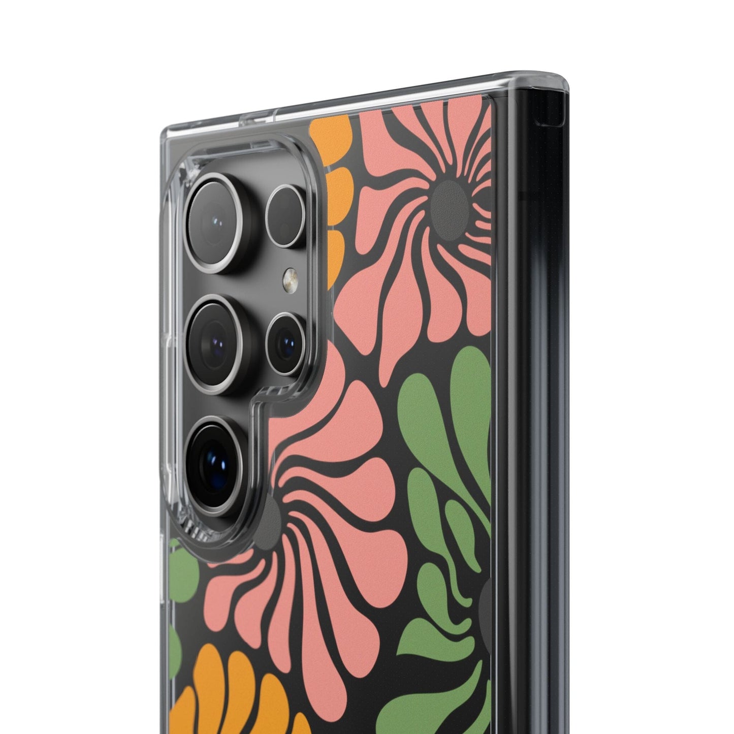 Retro Flower Phone Case, Hippie Boho Clear Phone Case, Matisse Flower Market Daisies Phonecase for iPhone 12, iPhone 13, iPhone 14 & Samsung Phone Case Printify 