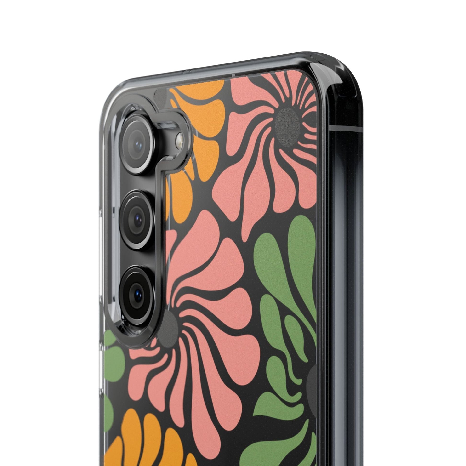 Retro Flower Phone Case, Hippie Boho Clear Phone Case, Matisse Flower Market Daisies Phonecase for iPhone 12, iPhone 13, iPhone 14 & Samsung Phone Case Printify 