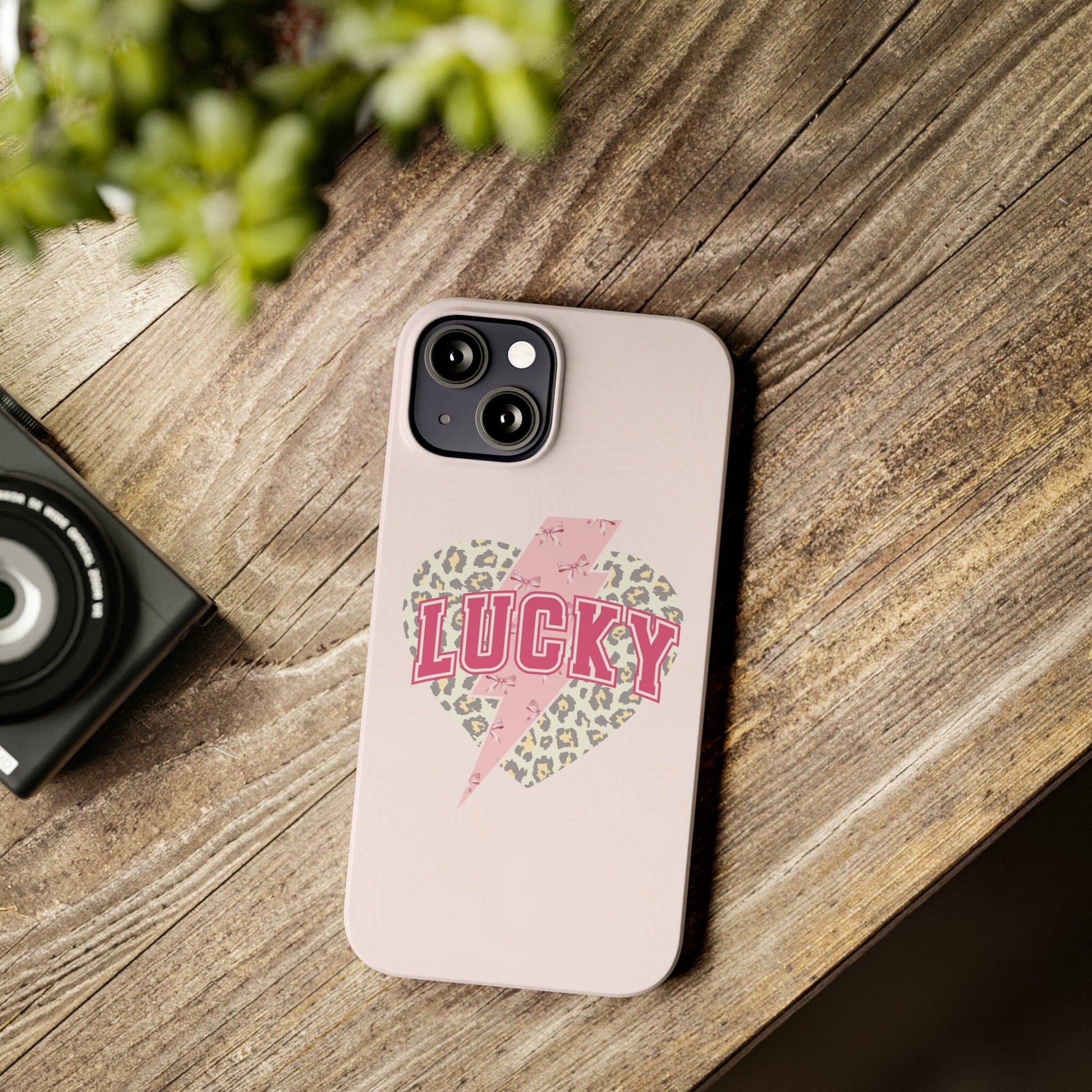 Lucky You Coquette iPhone Case, Slim Case, iPhone 13 - 15 ~ Multiple Options for iPhone and Samsung Phones Phone Case Printify iPhone 13 
