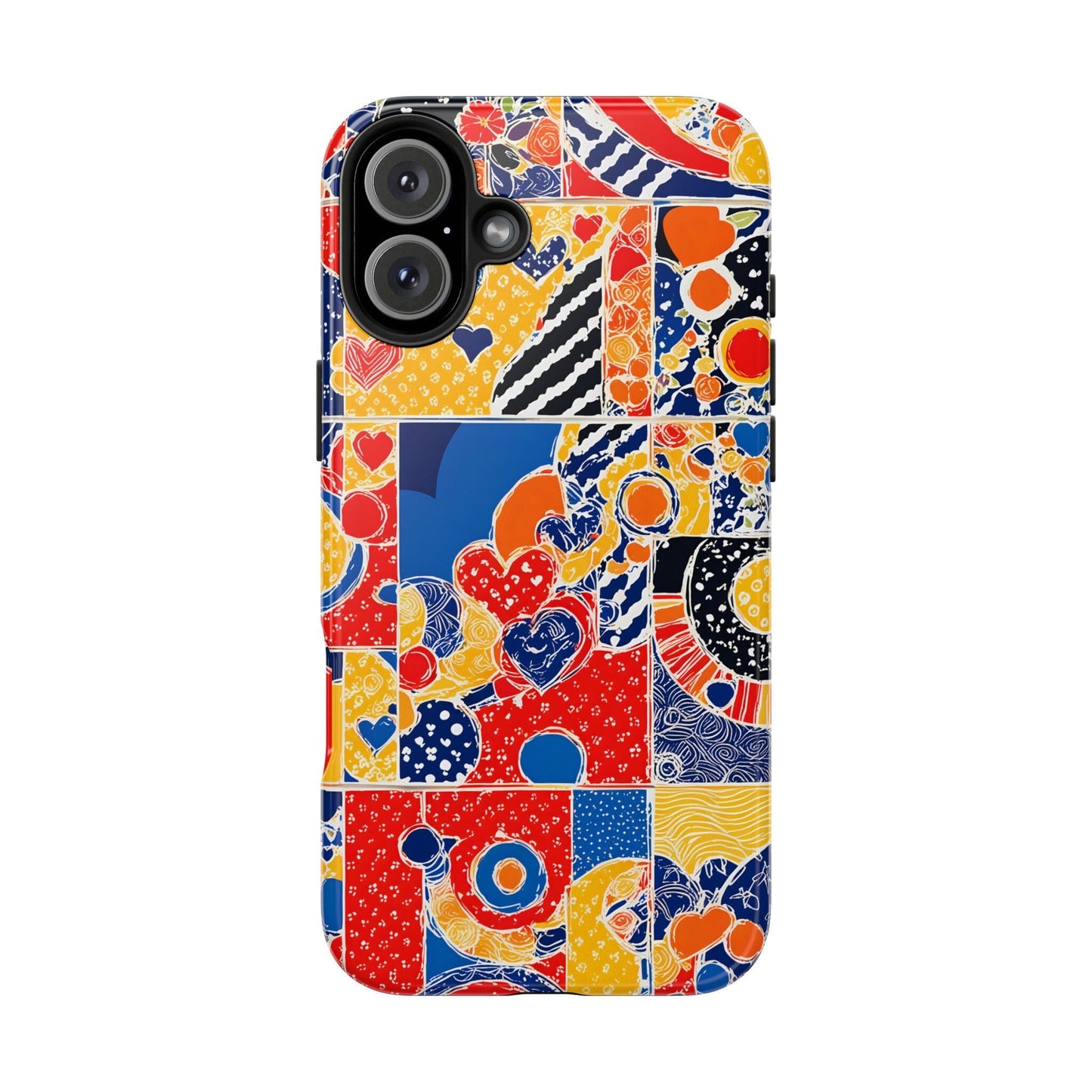 iPhone 16 Pro Case, Collage Phonecase, Mosaic Phone Case, s24 Ultra Case Phone Case Printify iPhone 16 Plus 