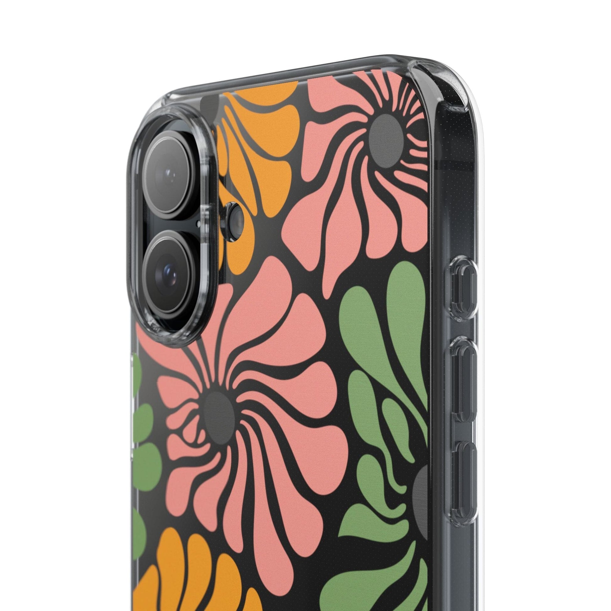 Retro Flower Phone Case, Hippie Boho Clear Phone Case, Matisse Flower Market Daisies Phonecase for iPhone 12, iPhone 13, iPhone 14 & Samsung Phone Case Printify 