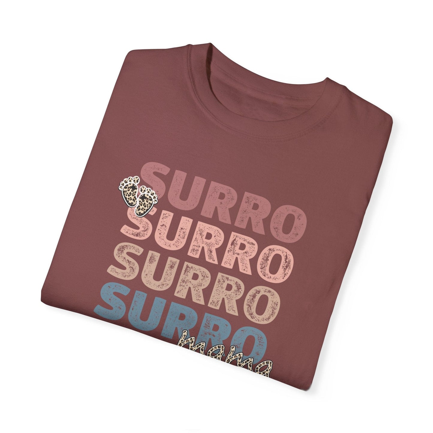 Surro Mama Transfer Day Gift | IVF Gifts for Surrogate T-Shirt Printify Brick S 