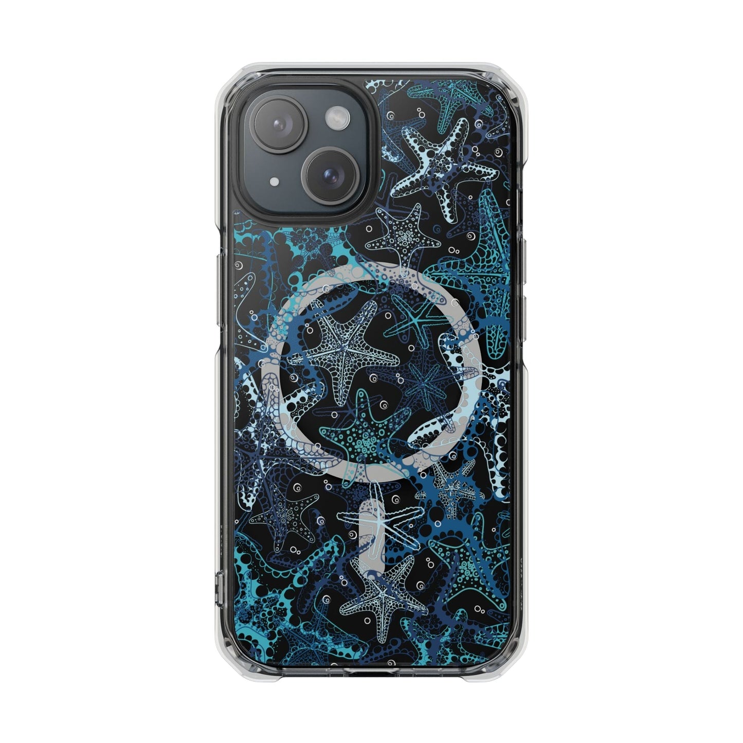 Magnetic Clear Starfish Phone Case • Summer iPhone Cases Phone Case Printify iPhone 15 