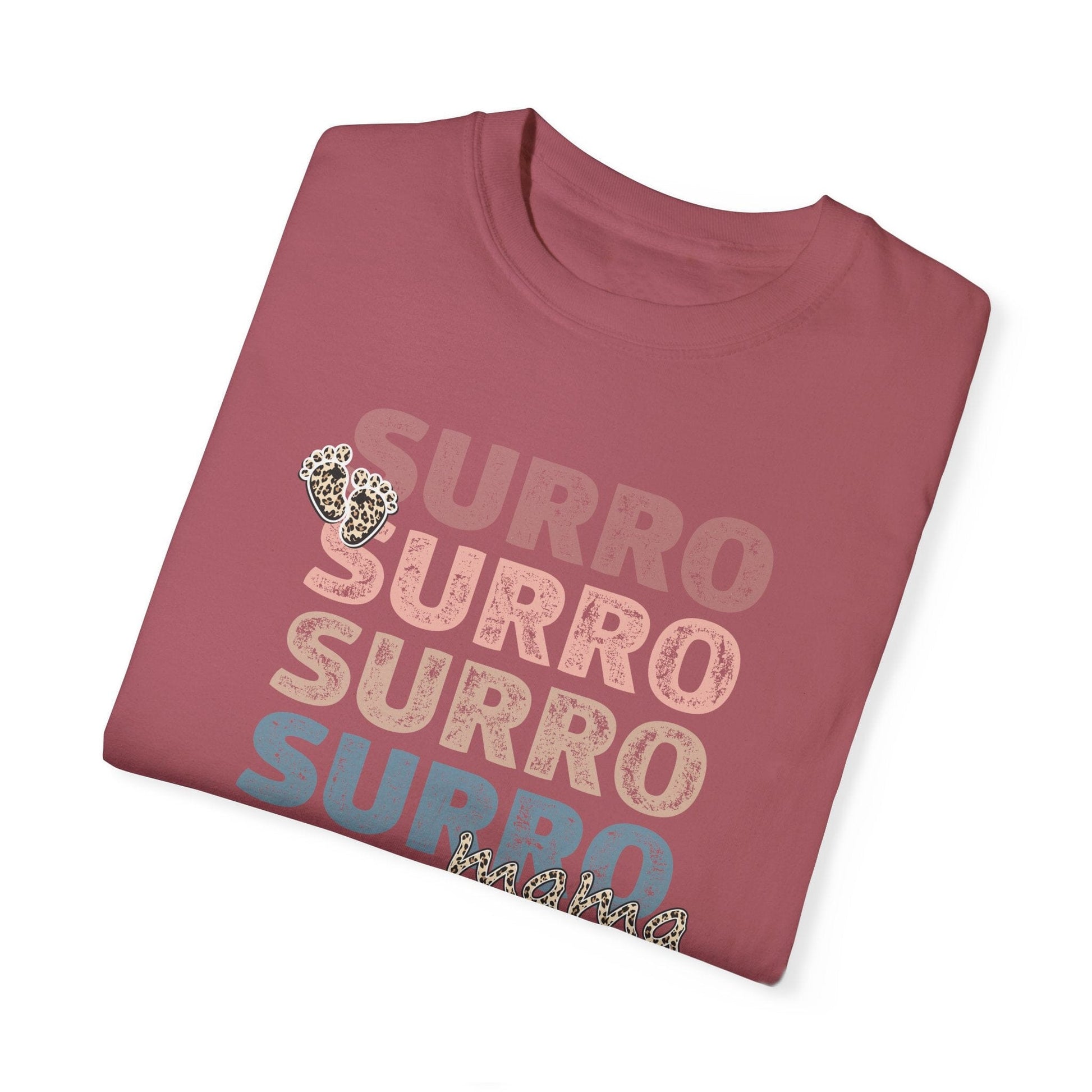 Surro Mama Transfer Day Gift | IVF Gifts for Surrogate T-Shirt Printify Crimson S 