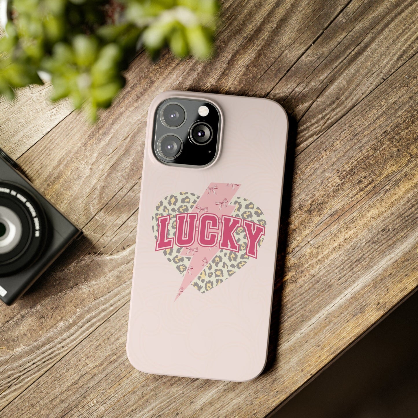 Lucky You Coquette iPhone Case, Slim Case, iPhone 13 - 15 ~ Multiple Options for iPhone and Samsung Phones Phone Case Printify iPhone 13 Pro Max 