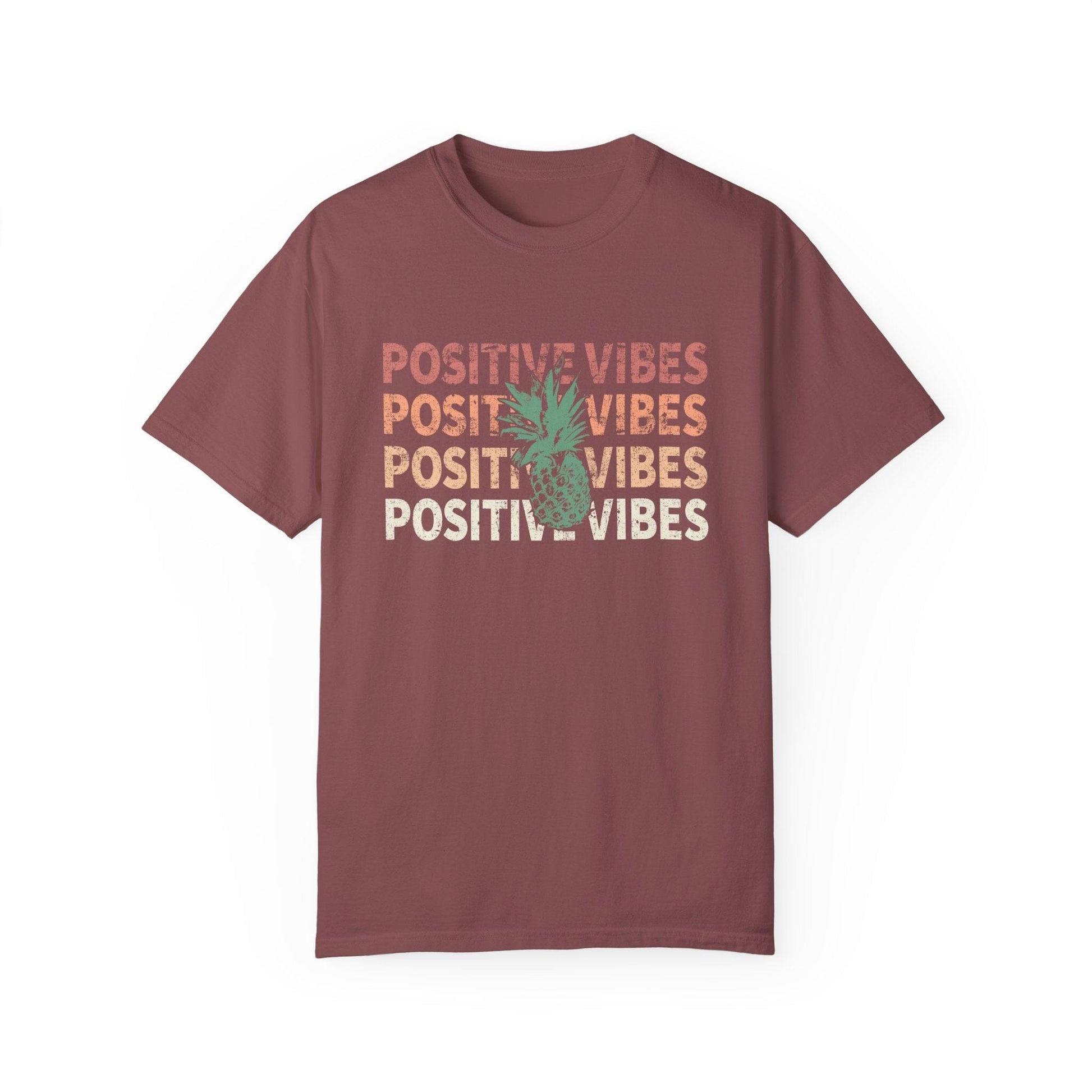 IVF Mama Pineapple Good Vibes Only Shirt | IVF Gifts | Fertility Faith Miracles | Infertility T-Shirt | Transfer Day Good Luck T-Shirt Printify Brick S 