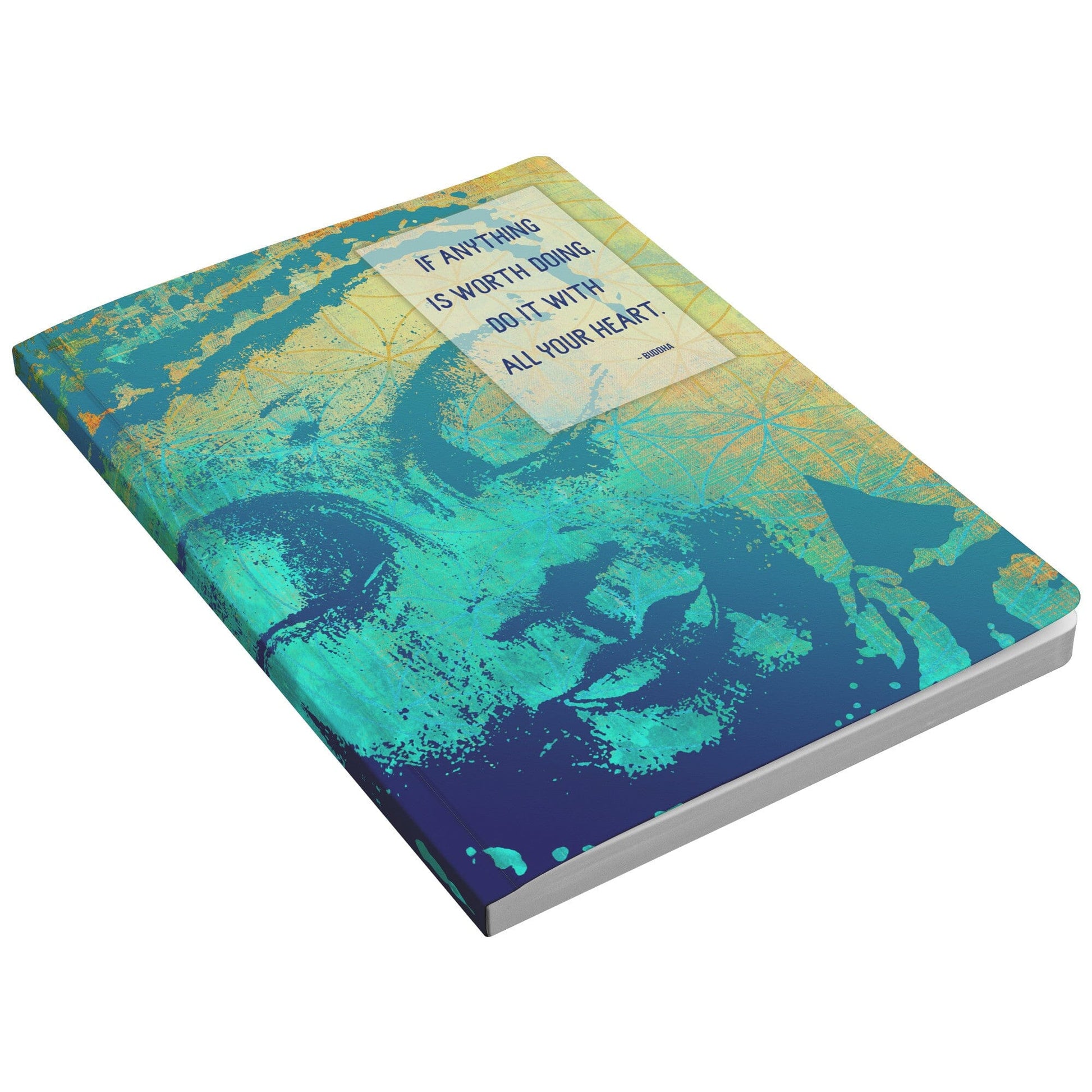 Buddha Meditation Journal | Mental Health Notebook Notebooks teelaunch 