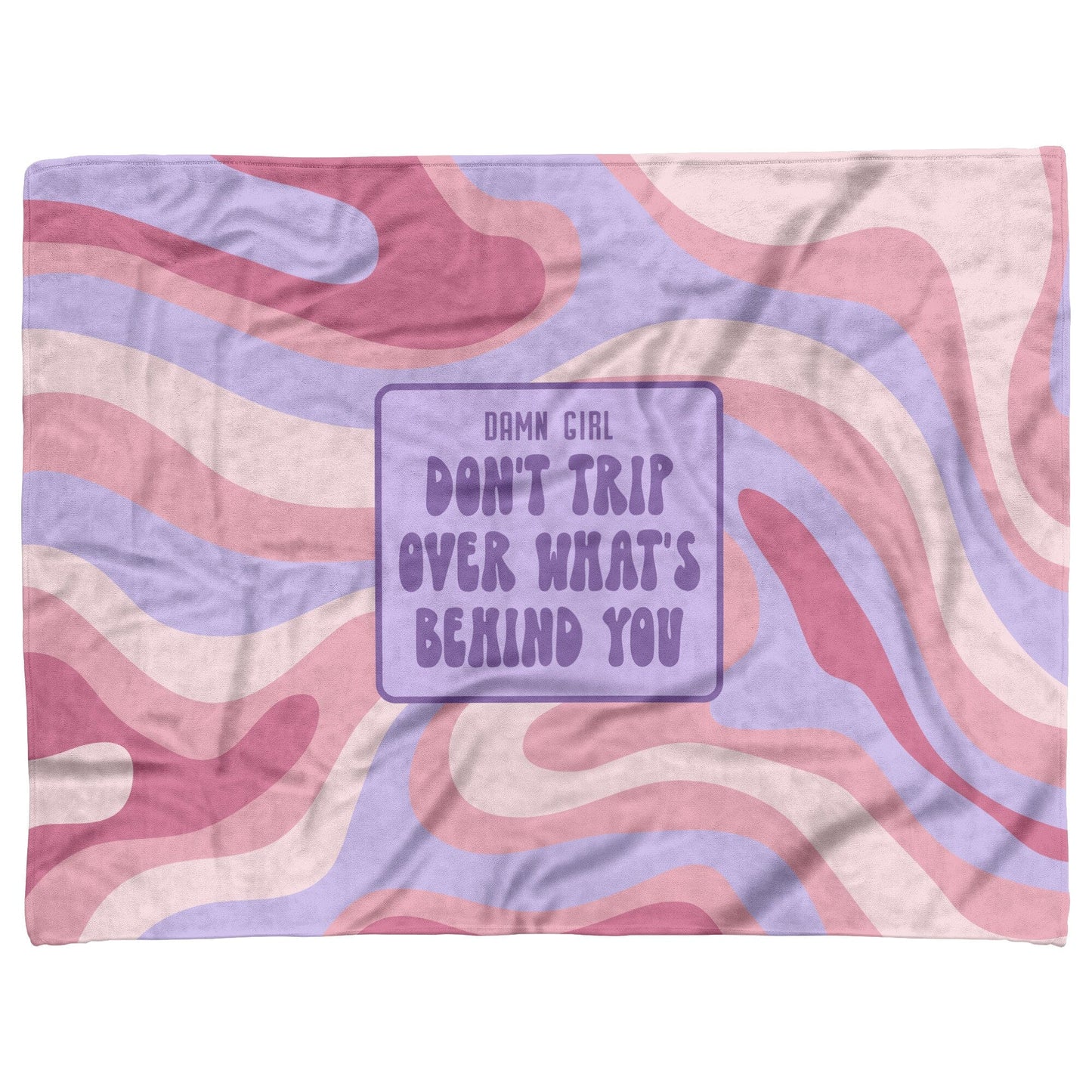 Don't Trip Over What's Behind You, Vintage Coquette Blankets Blankets teelaunch 