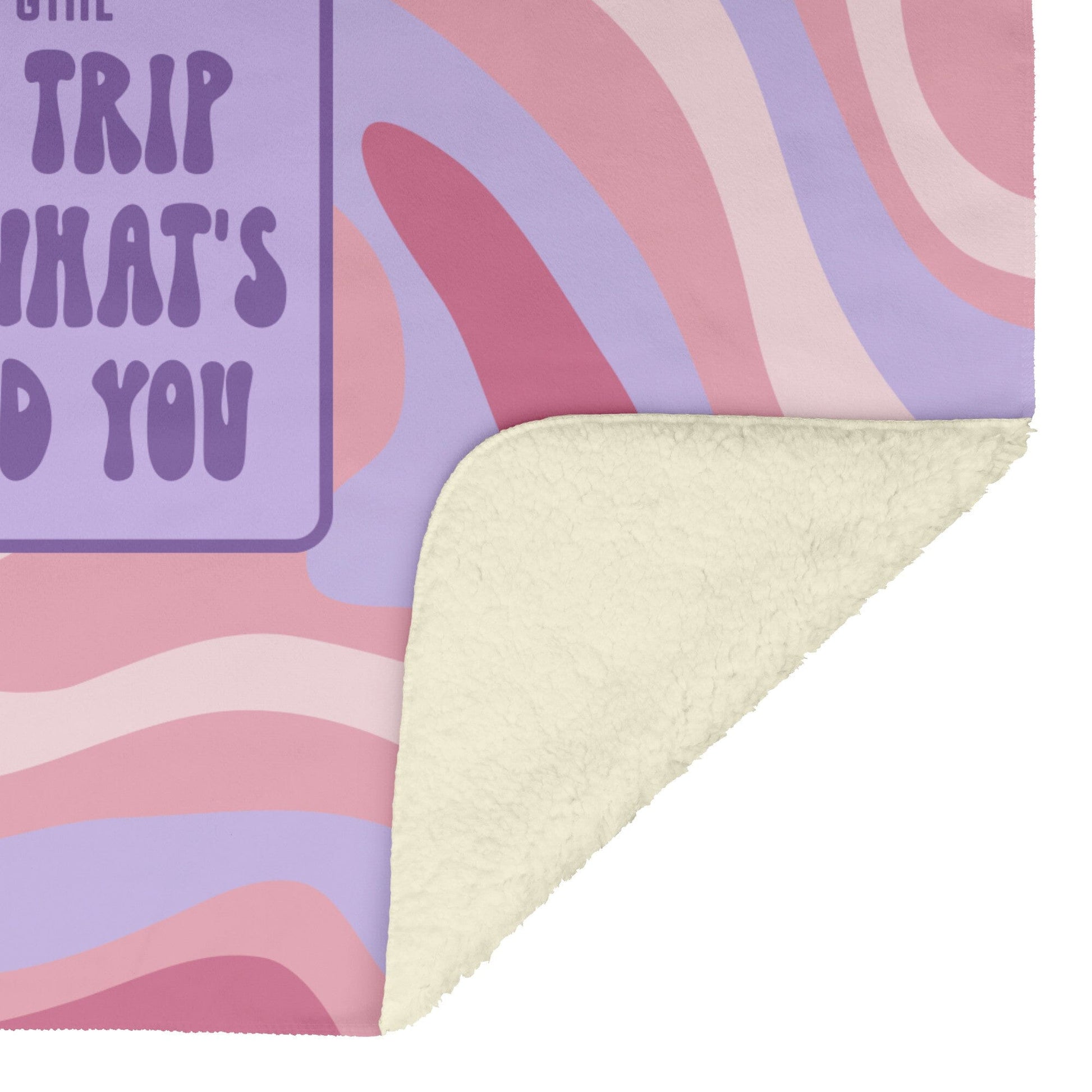 Don't Trip Over What's Behind You, Vintage Coquette Blankets Blankets teelaunch 