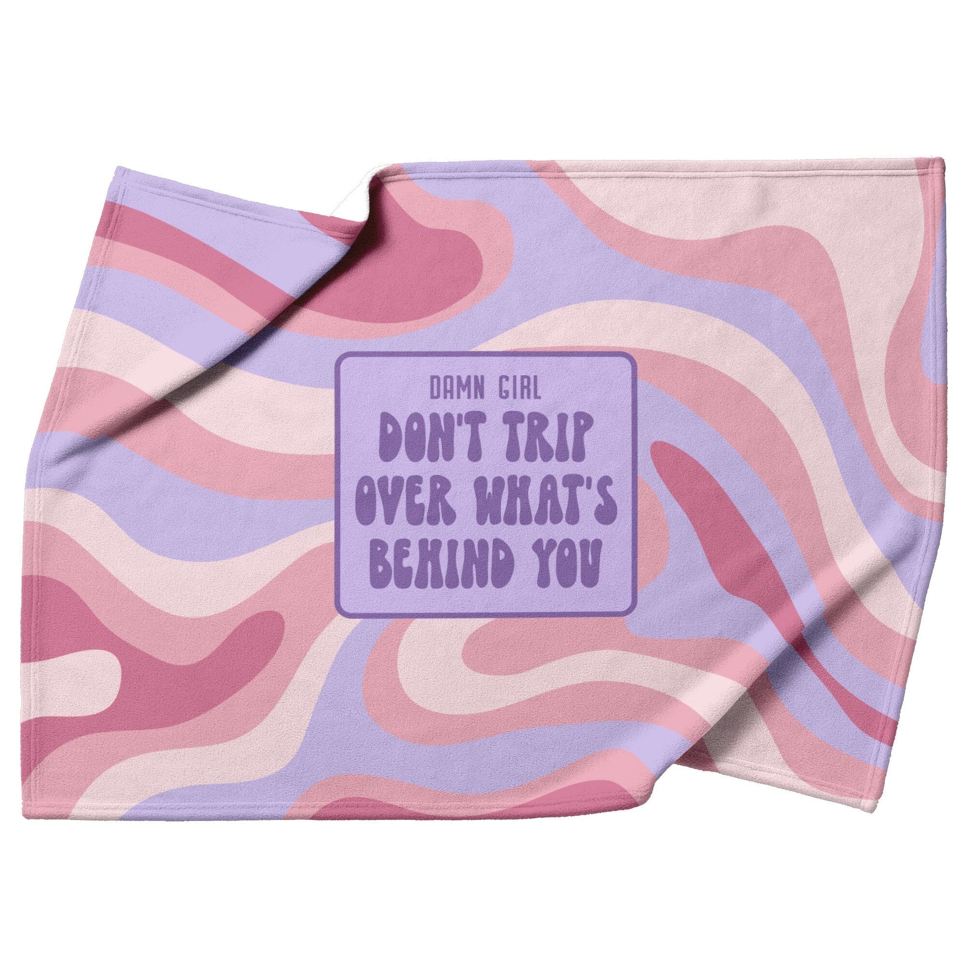 Don't Trip Over What's Behind You, Vintage Coquette Blankets Blankets teelaunch 30" x 40" Fleece 