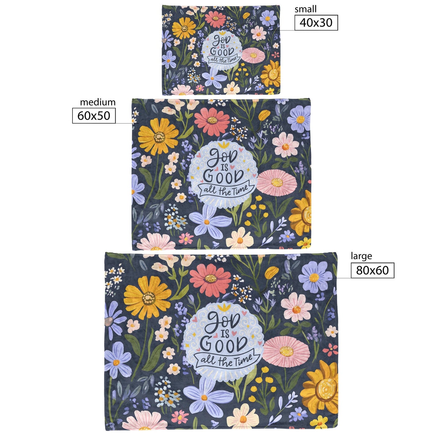 God Is Good Blanket Throw Couch, Scripture Blanket, Boho Christian Home Decor, Wall Tapestry, Fleece Blanket, Jesus Words, Jesus Wall Art Blankets teelaunch 
