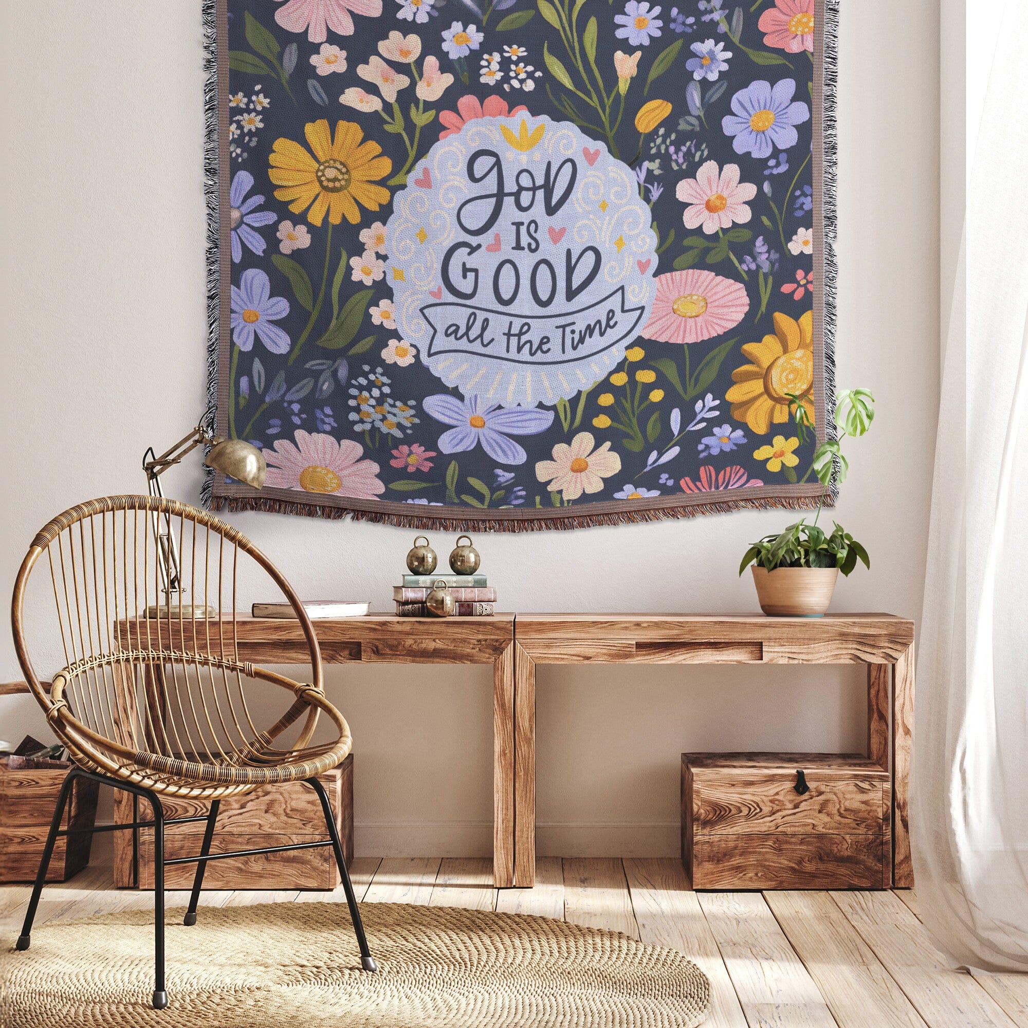 God Is Good Blanket Throw Couch Blankets teelaunch