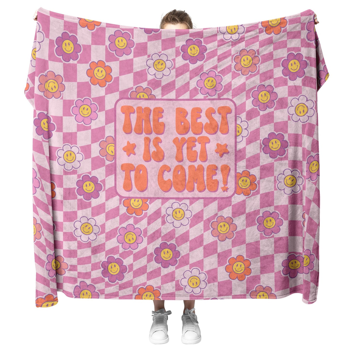 Preppy Aesthetic Blanket, Dorm Room Decor, Inspirational Quotes Blankets teelaunch 