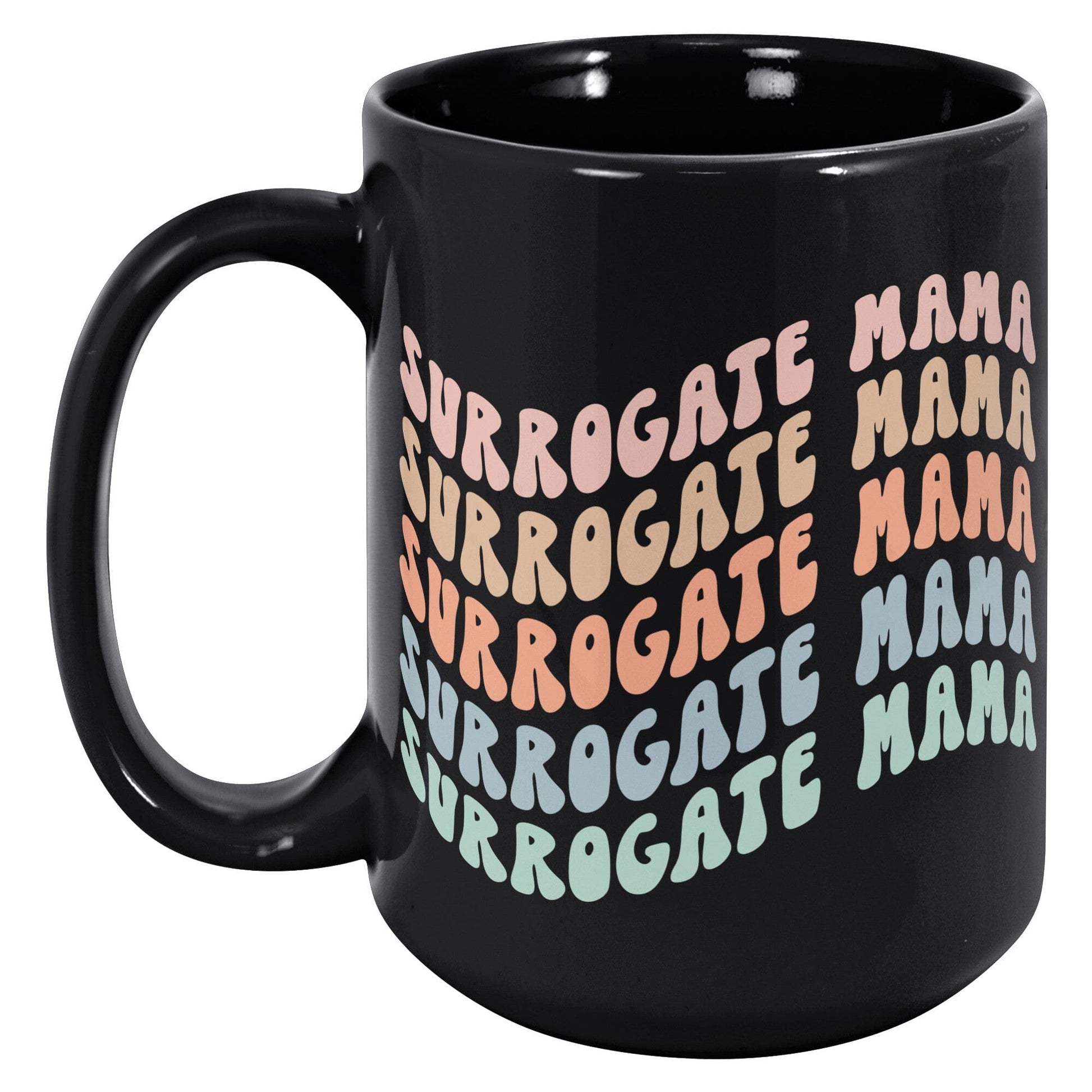 Surrogate Mama Gifts | IVF Gift | Retro Vintage Vibe | Tea Mug | Gifts for Transfer Day Coffee Mugs teelaunch 