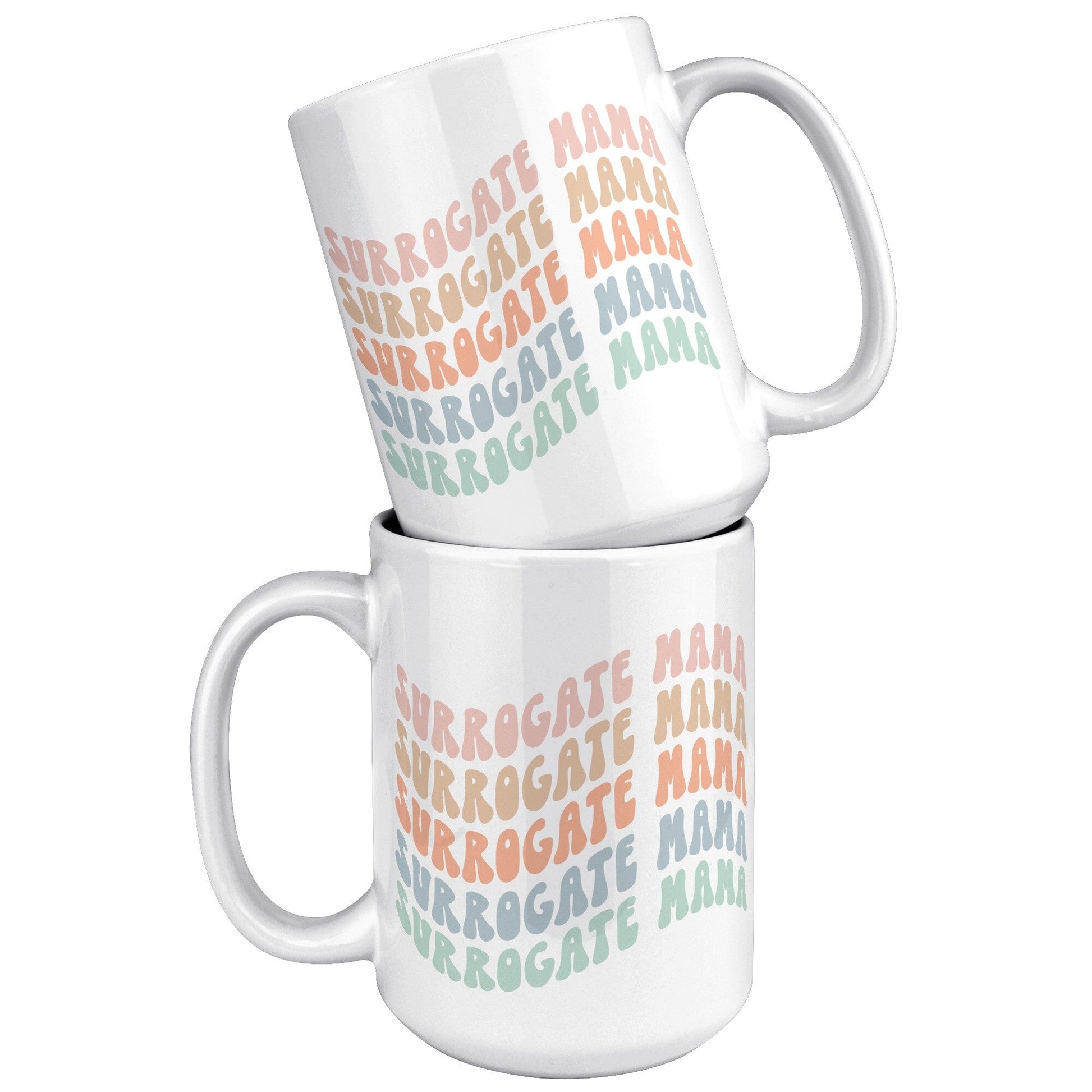 Surrogate Mama Gifts | IVF Gift | Retro Vintage Vibe | Tea Mug | Gifts for Transfer Day Coffee Mugs teelaunch 