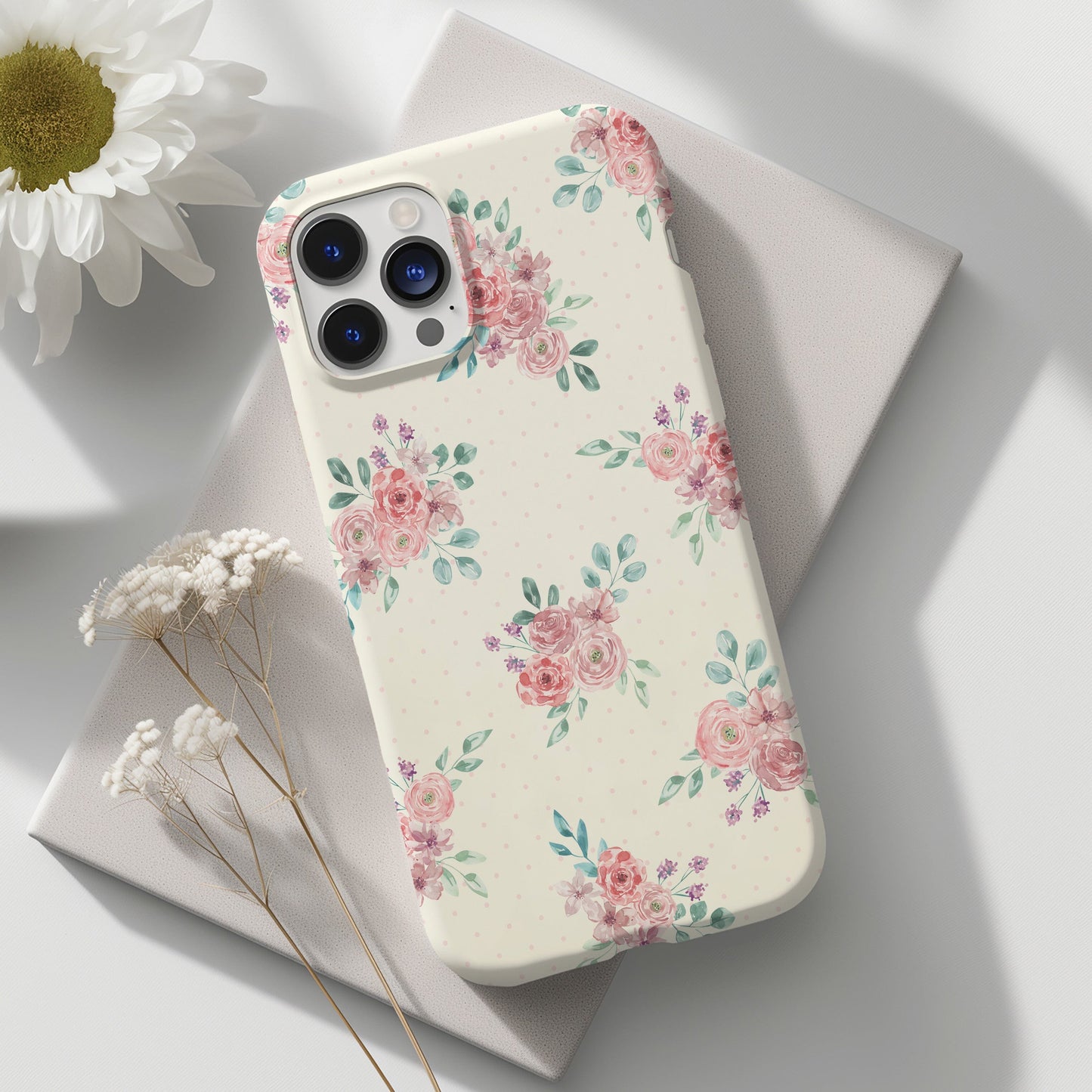 Coquette Floral Car Coasters, Grandmacore Aesthetic • Cute Car Accessories Home Decor Printify 
