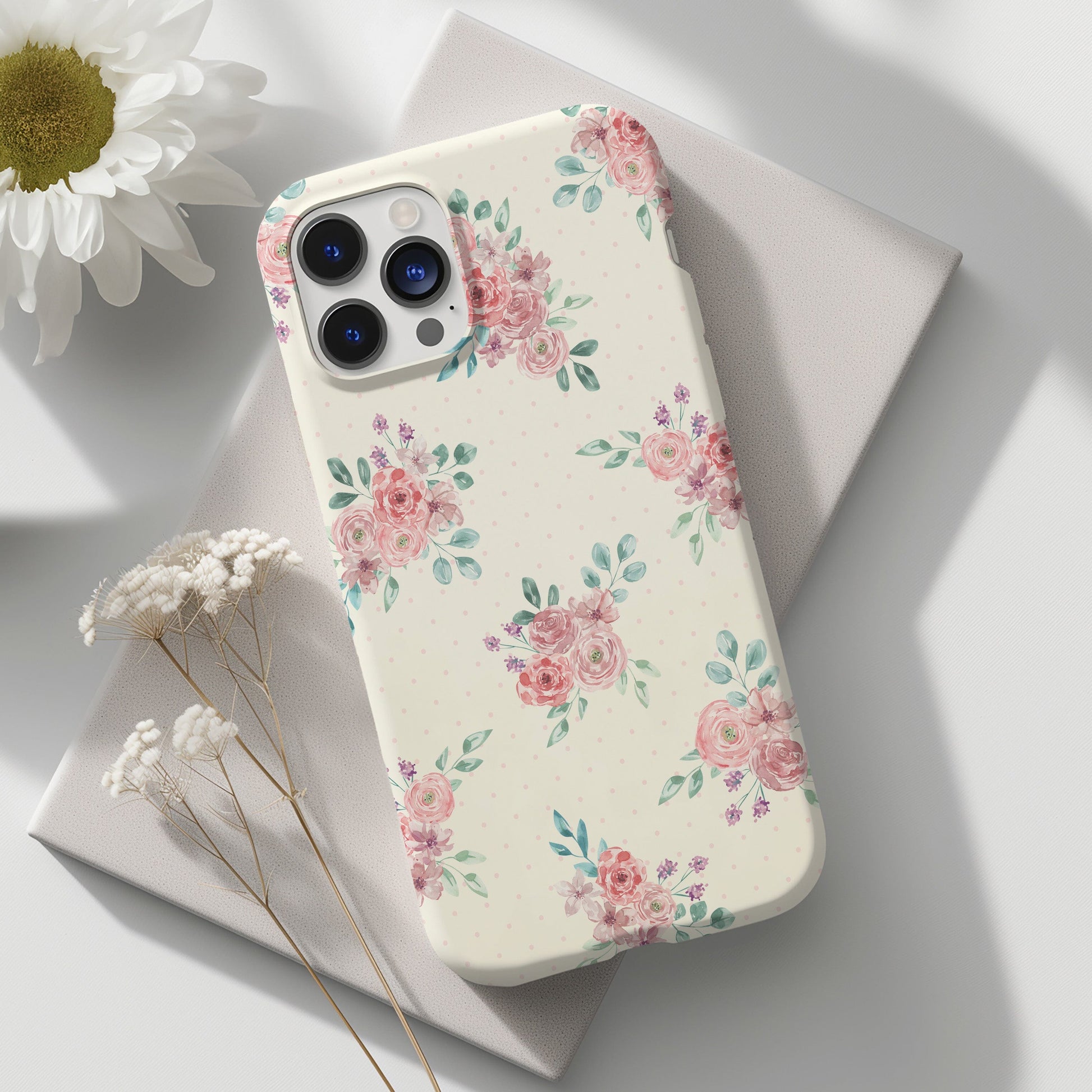 Coquette Floral Car Coasters, Grandmacore Aesthetic • Cute Car Accessories Home Decor Printify 