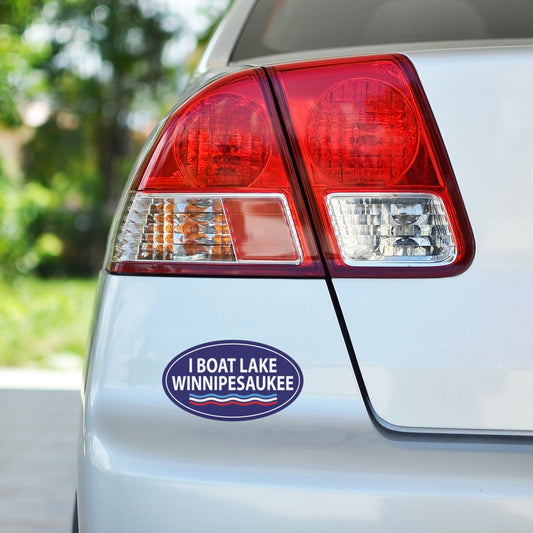 Lake Winnipesaukee Kiss-Cut Vinyl Decals | Outdoor Stickers, Boat Decor, Car Accessories, Watercraft Fun, Travel Mementos Paper products Printify 