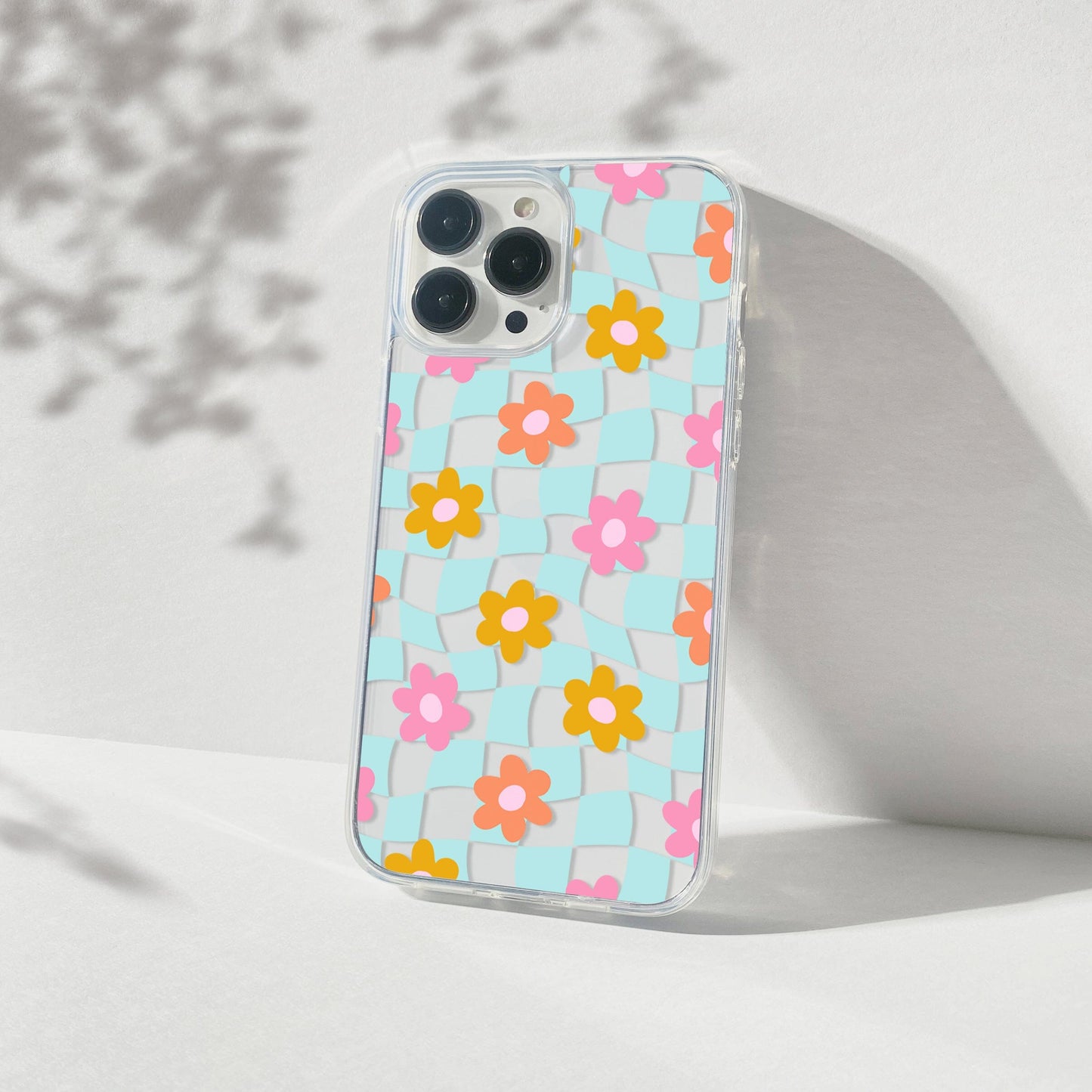 Cute Coconut Girl iPhone Cases • Colorful Floral Clear Phone Case Designed to fit Most iPhone and Samsung Models Phone Case Printify 