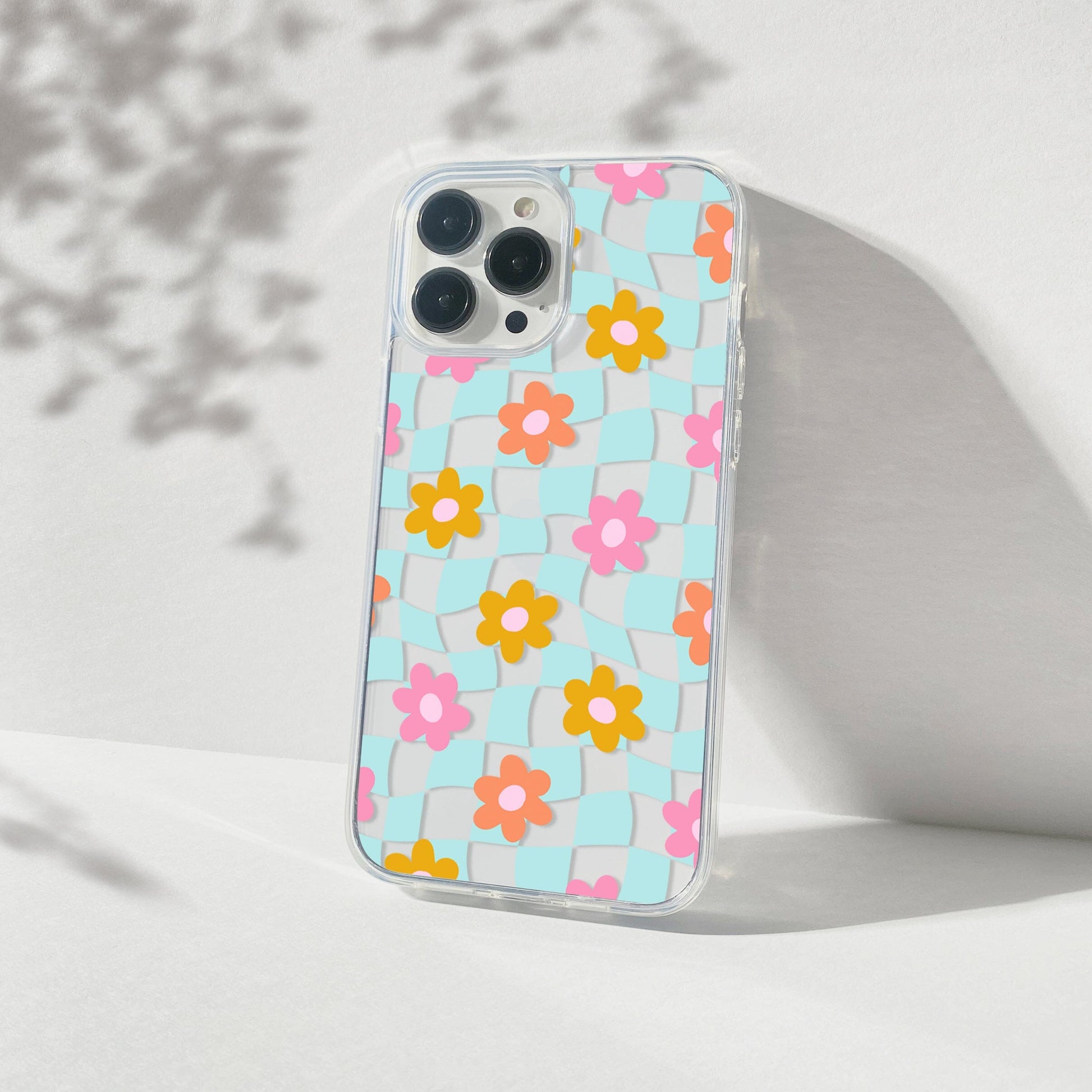 Cute Coconut Girl iPhone Cases • Colorful Floral Clear Phone Case Designed to fit Most iPhone and Samsung Models Phone Case Printify 