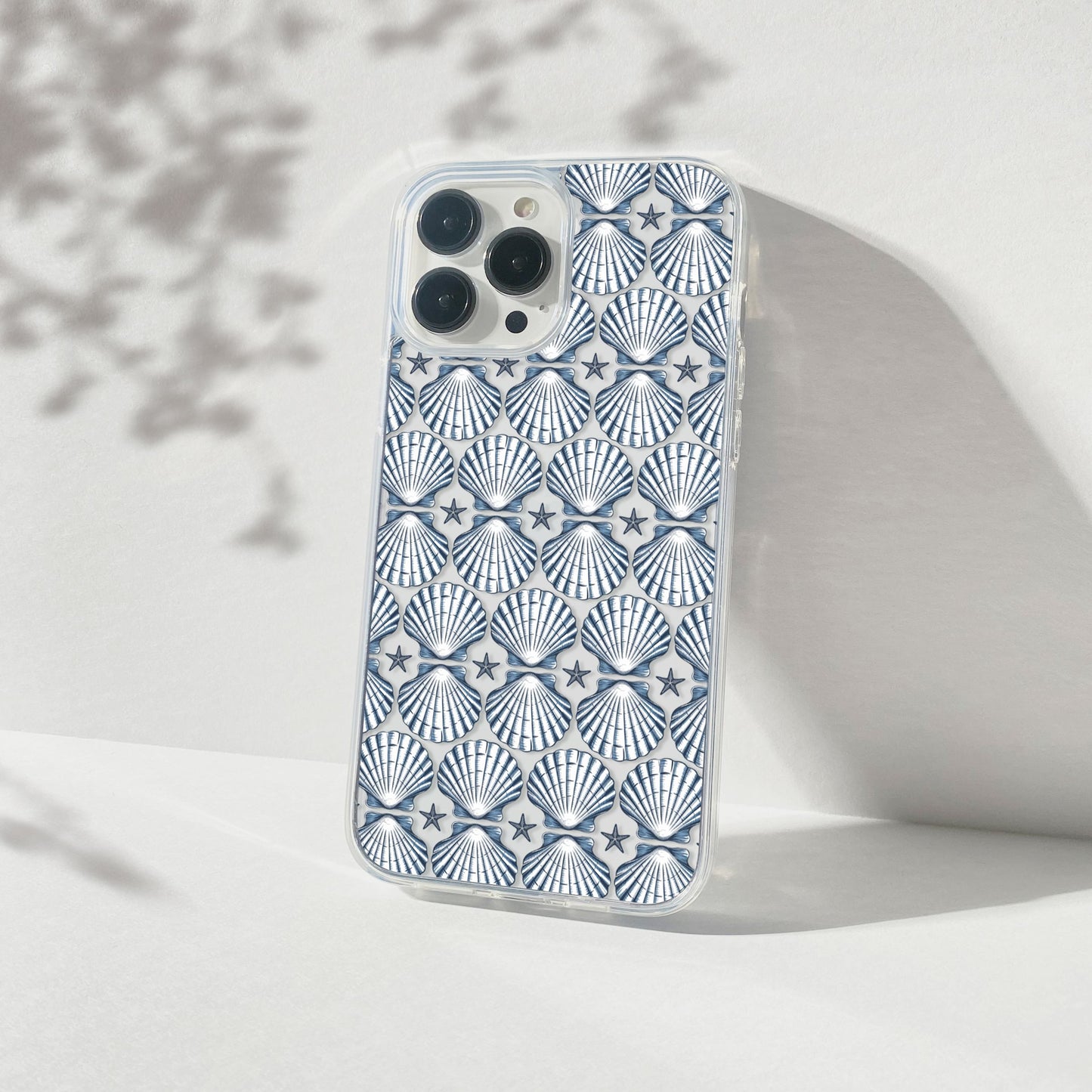 Meet Me At The Beach, iPhone 16 Clear Phone Case, Summer Vibes Seashell Phone Cases, iPhone 16 Pro, iPhone 15 Plus, 14 Pro, Samsung Galaxy Phone Case Printify 