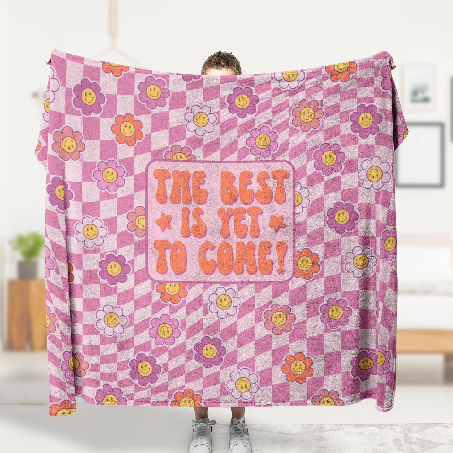 Preppy Aesthetic Blanket, Dorm Room Decor, Inspirational Quotes Blankets teelaunch 