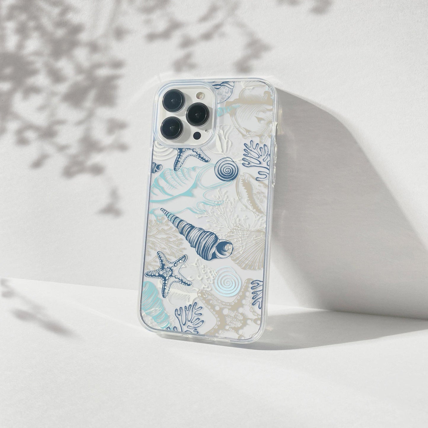 Magnetic Clear Seashell Phone Case • Fits most iPhones Phone Case Printify 