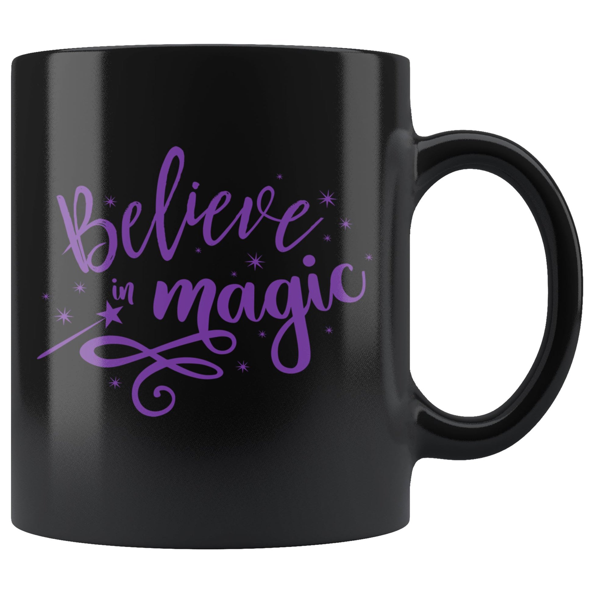 Believe in Magic 11oz. Black Mug