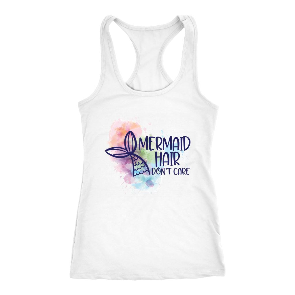 Mermaid Hair, Don't Care Women's Tees and Tank Tops