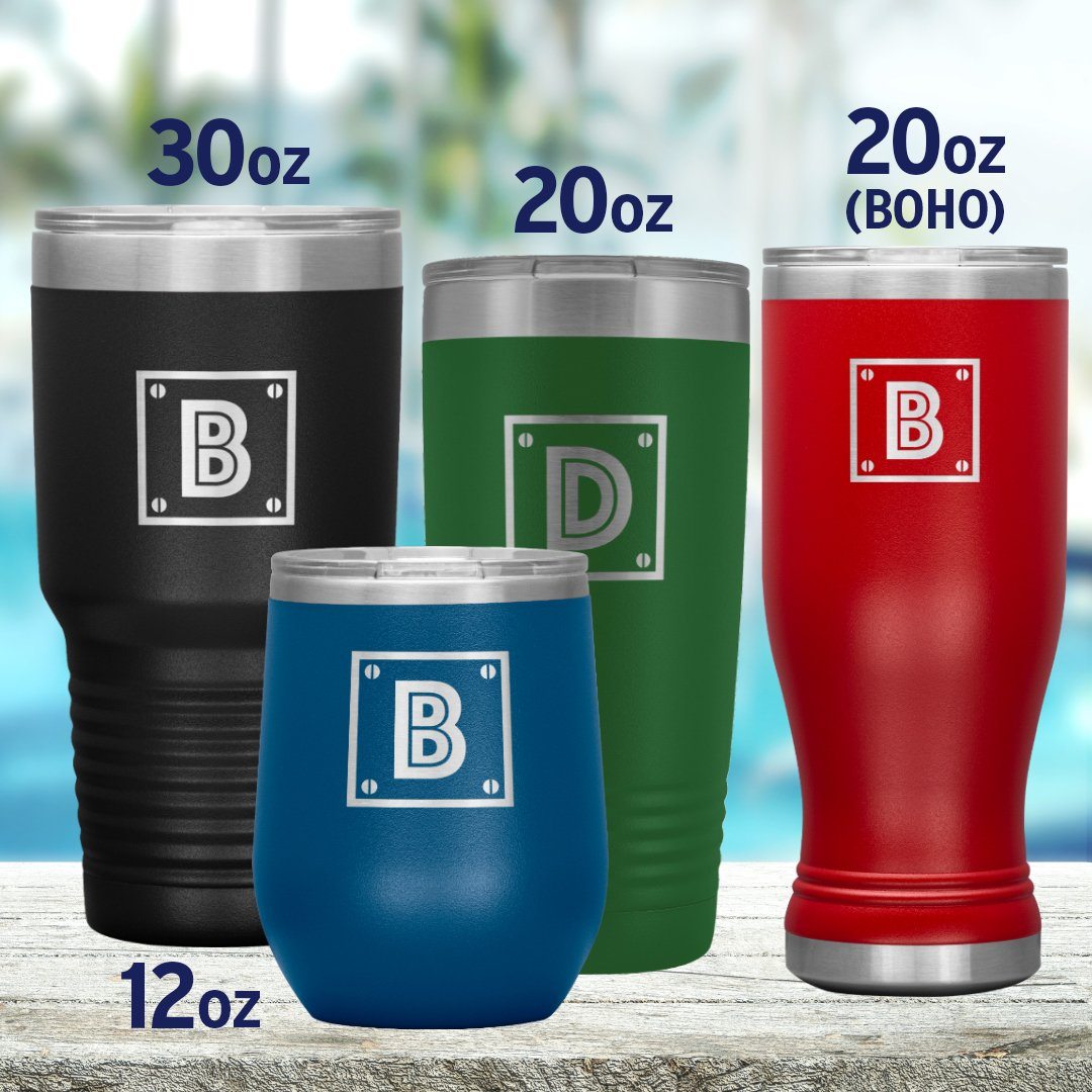 Monogrammed sales yeti tumbler