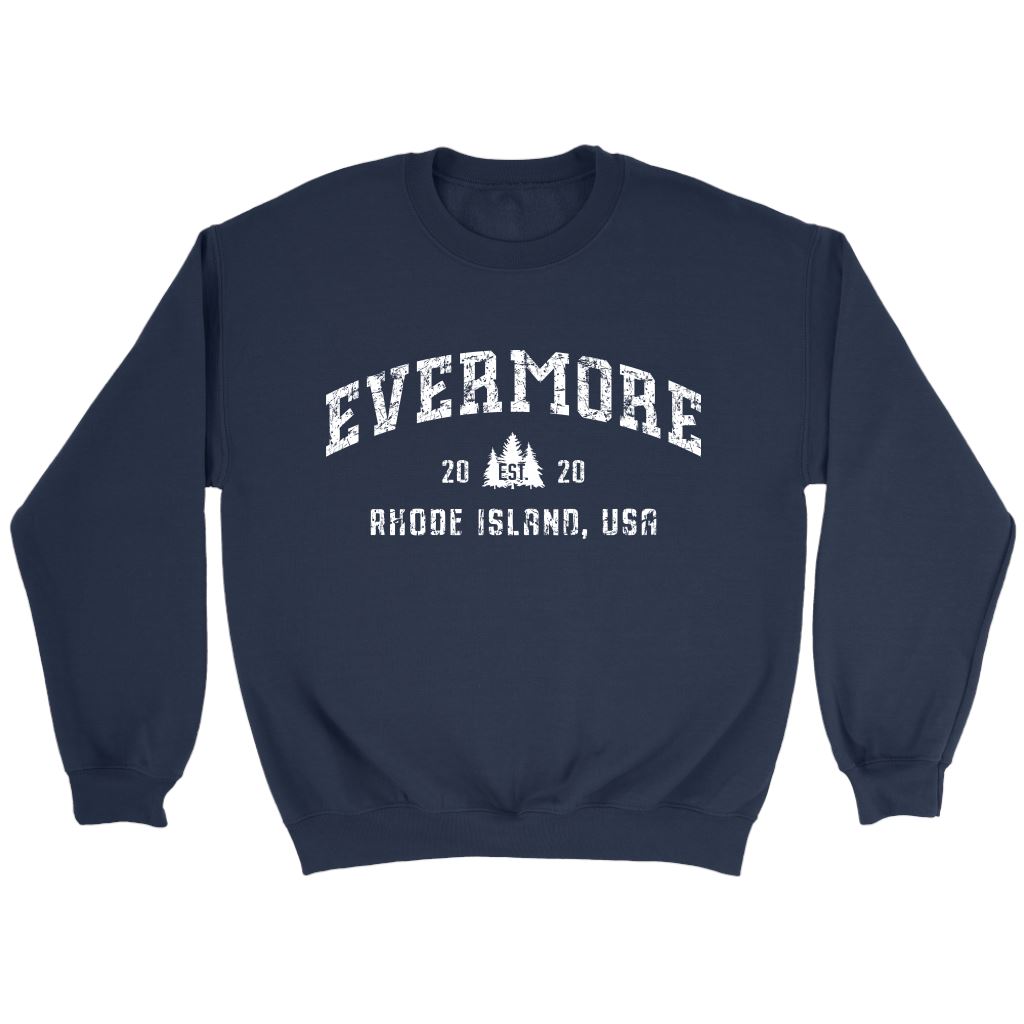 evermore crewneck T-shirt teelaunch Crewneck Sweatshirt Navy S