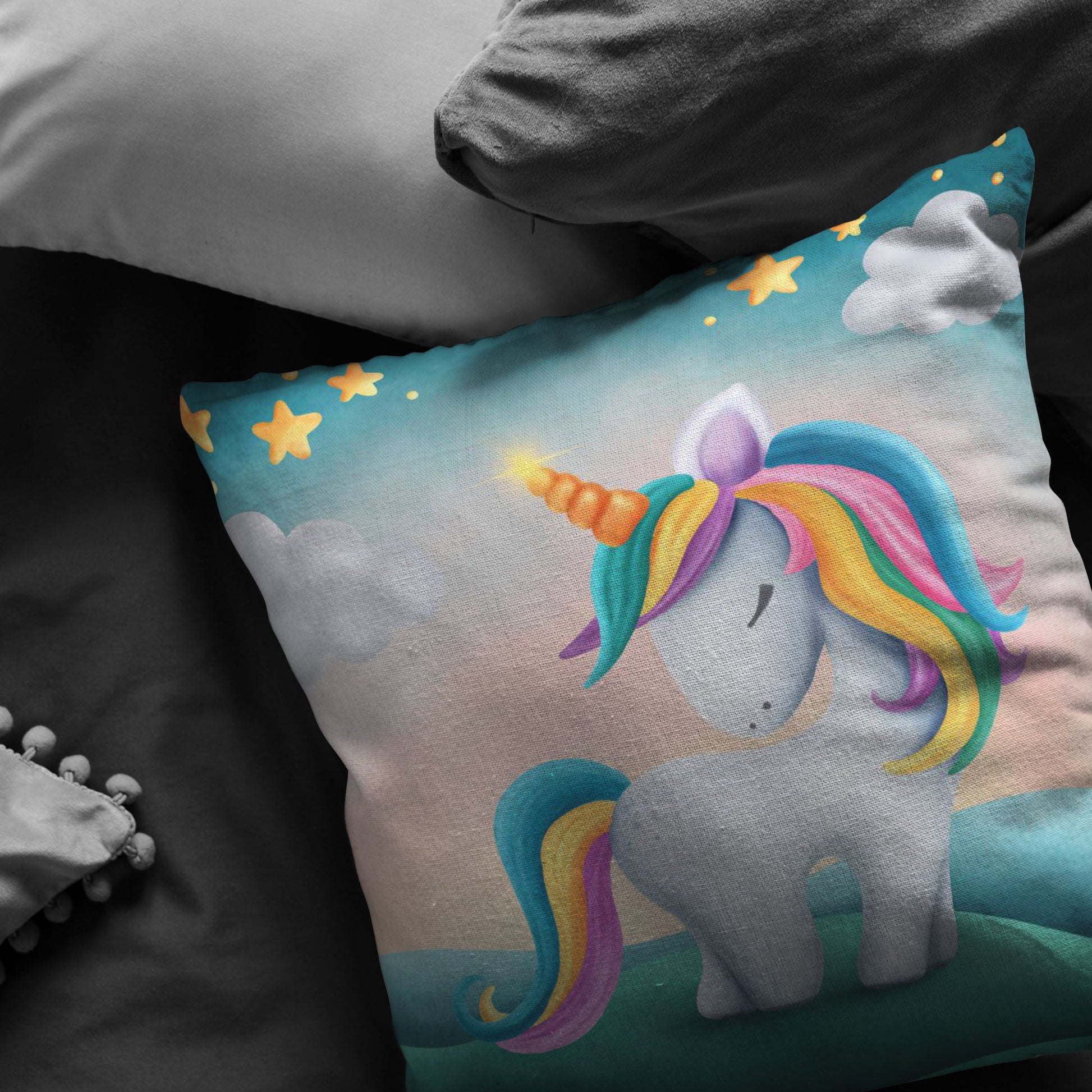 Unique Unicorn Throw Pillow Perfect Home Decor