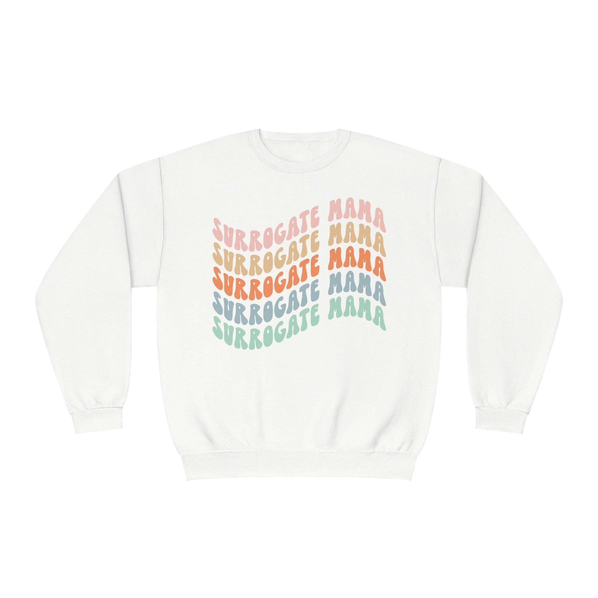 Surrogate Mama Sweatshirt | Gift for Surrogate Sweatshirt Printify White S 