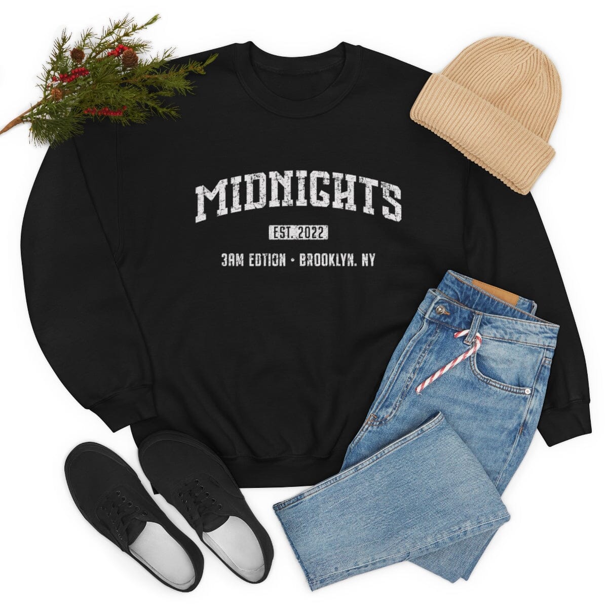Midnights • Greens & Blues Sweatshirt Printify 