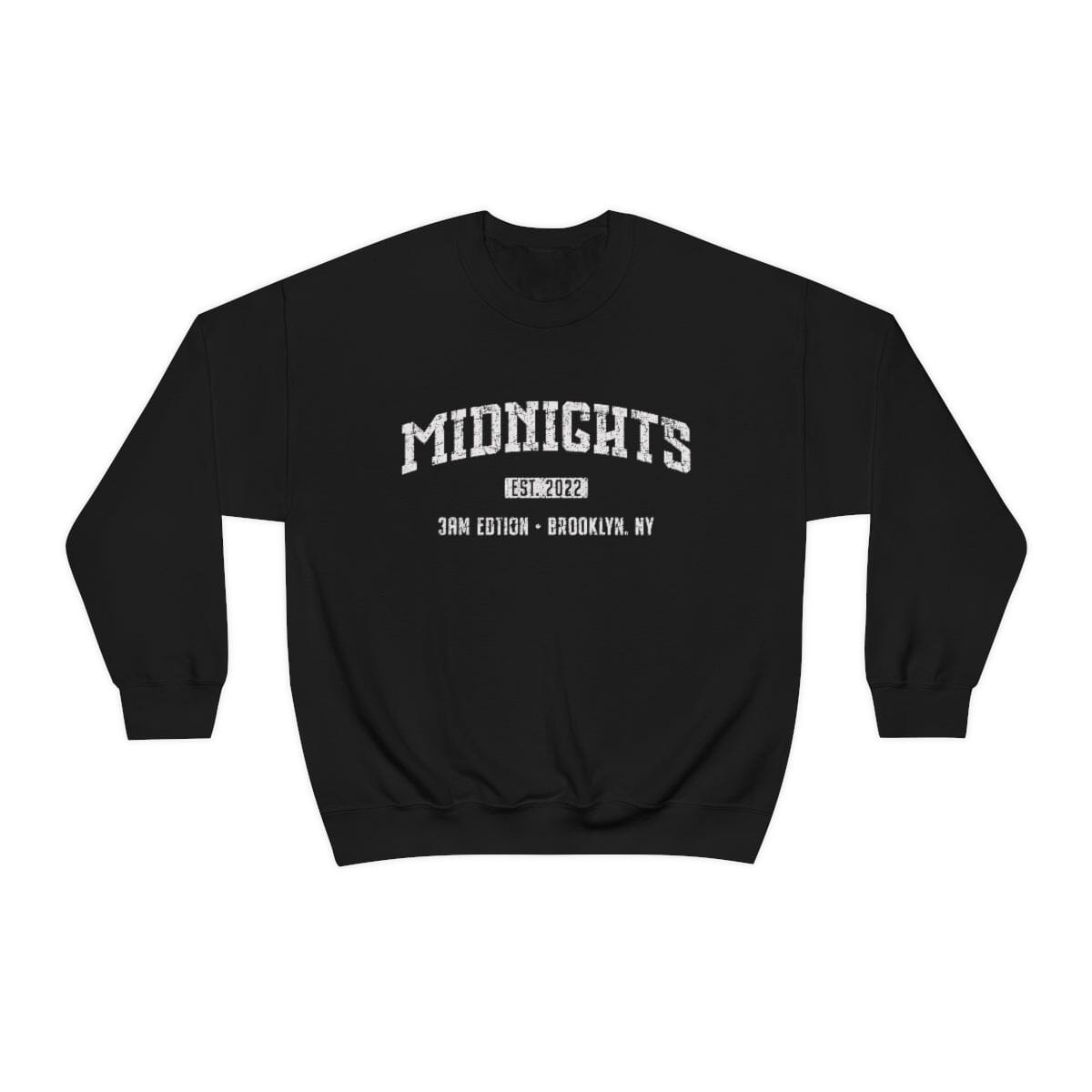 Midnights • Greens & Blues Sweatshirt Printify S Black 